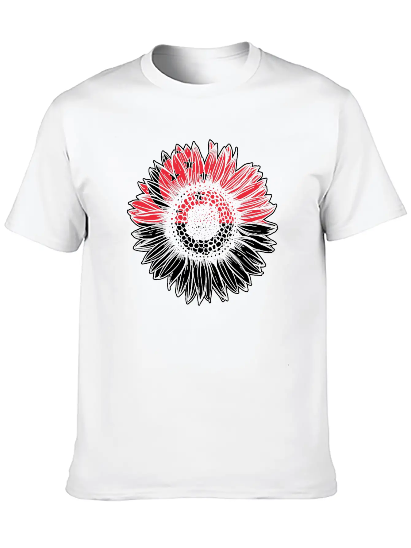 Singapore Flag Sunflower Basic Graphic T-Shirt ¨C Daily Comfort In Soft Cotton
