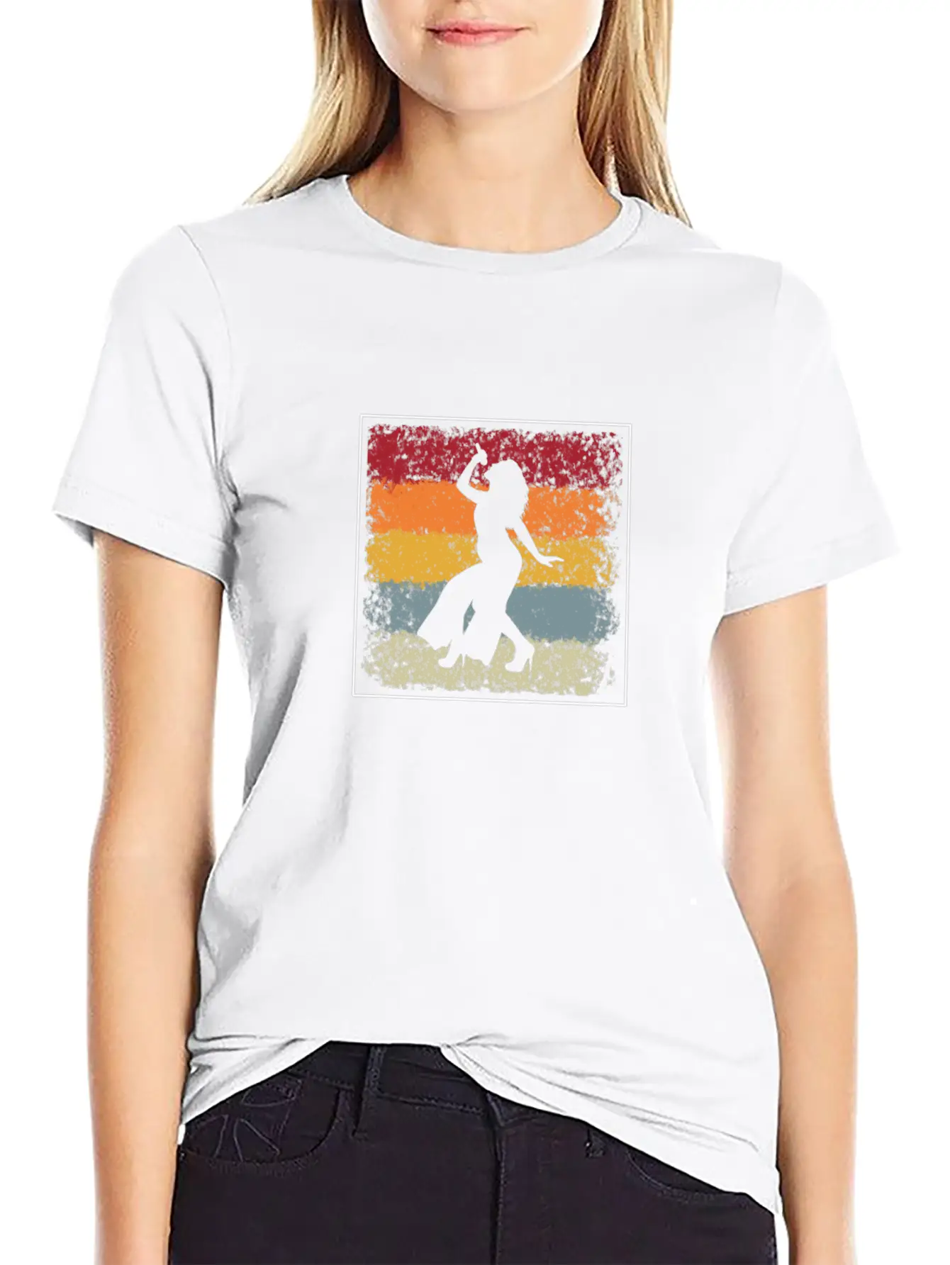 Singer Retro Basic Graphic T-Shirt ¨C Daily Comfort In Soft Cotton
