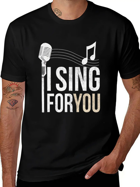 Singer Singing Singing Singer Band Choir Basic Graphic T-Shirt ¨C Daily Comfort In Soft Cotton