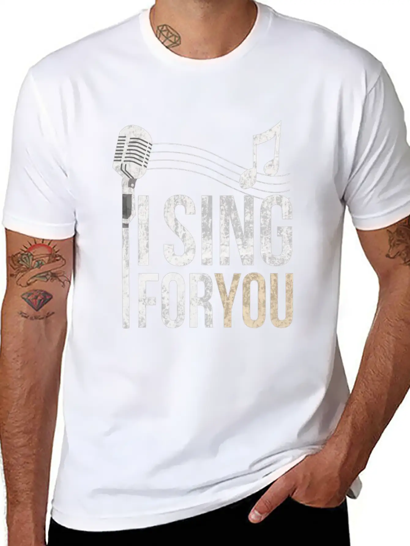 Singer Singing Singing Singer Band Choir Basic Graphic T-Shirt ¨C Daily Comfort In Soft Cotton