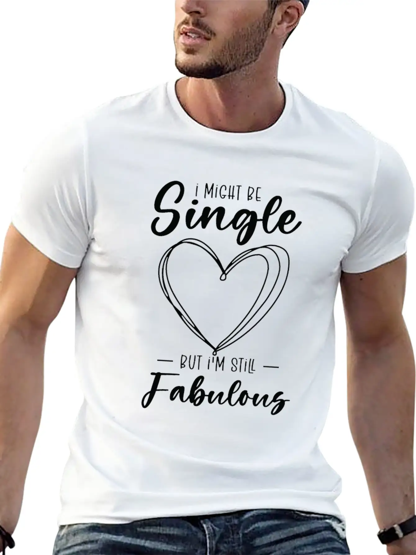 Single Status Fabulous Independent Single Quotes Essential Cotton Tee For Daily Outfits ¨C Unisex Style