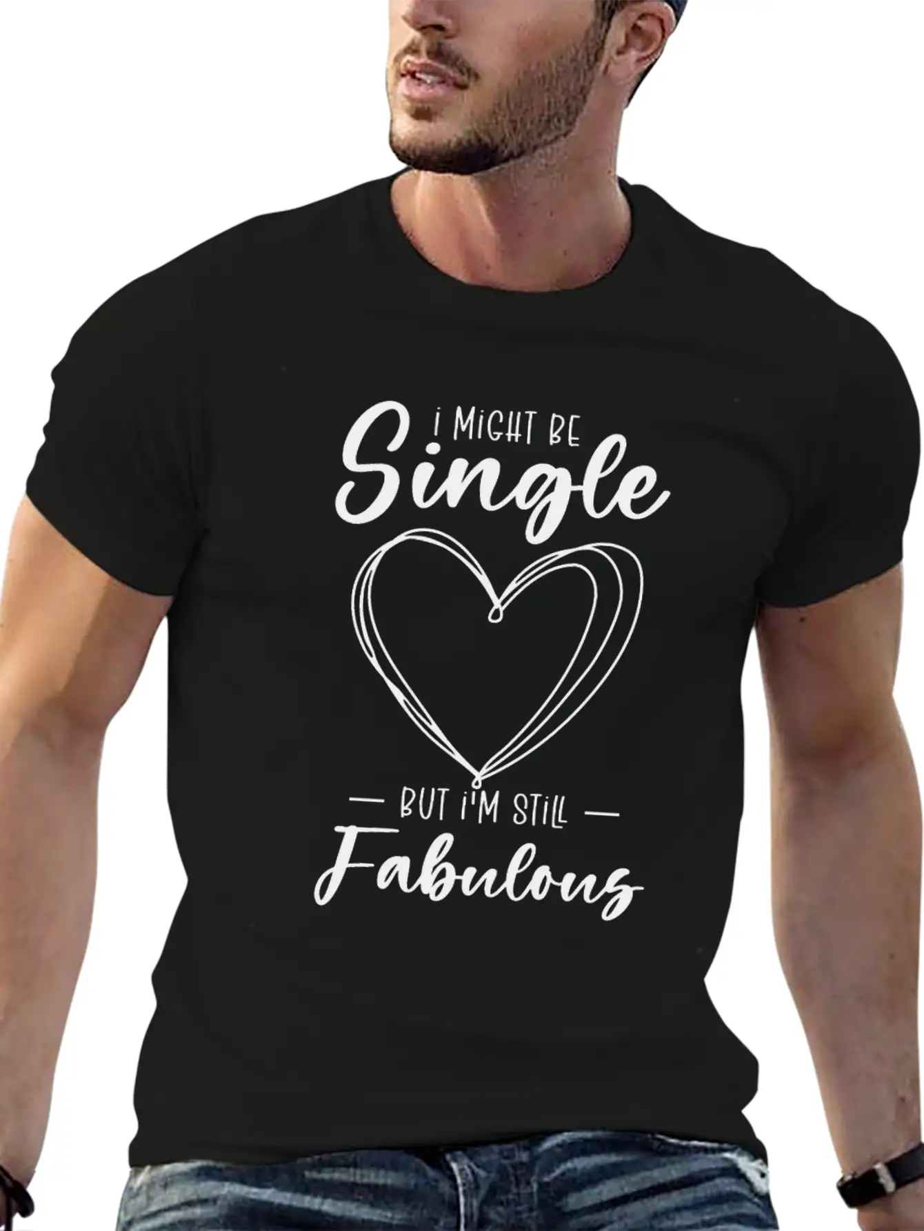 Single Status Fabulous Independent Single Quotes Essential Cotton Tee For Daily Outfits ¨C Unisex Style