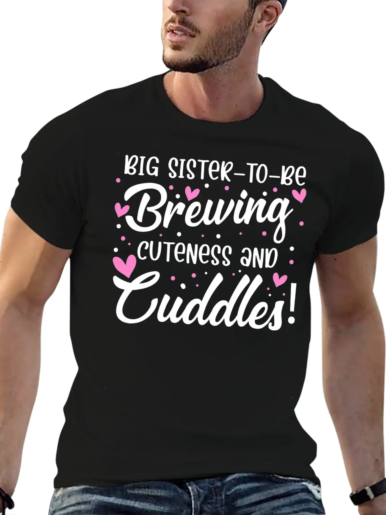 Sister Big Sister To Be Soft Cotton Short Sleeve Tee ¨C Unisex Wardrobe Staple
