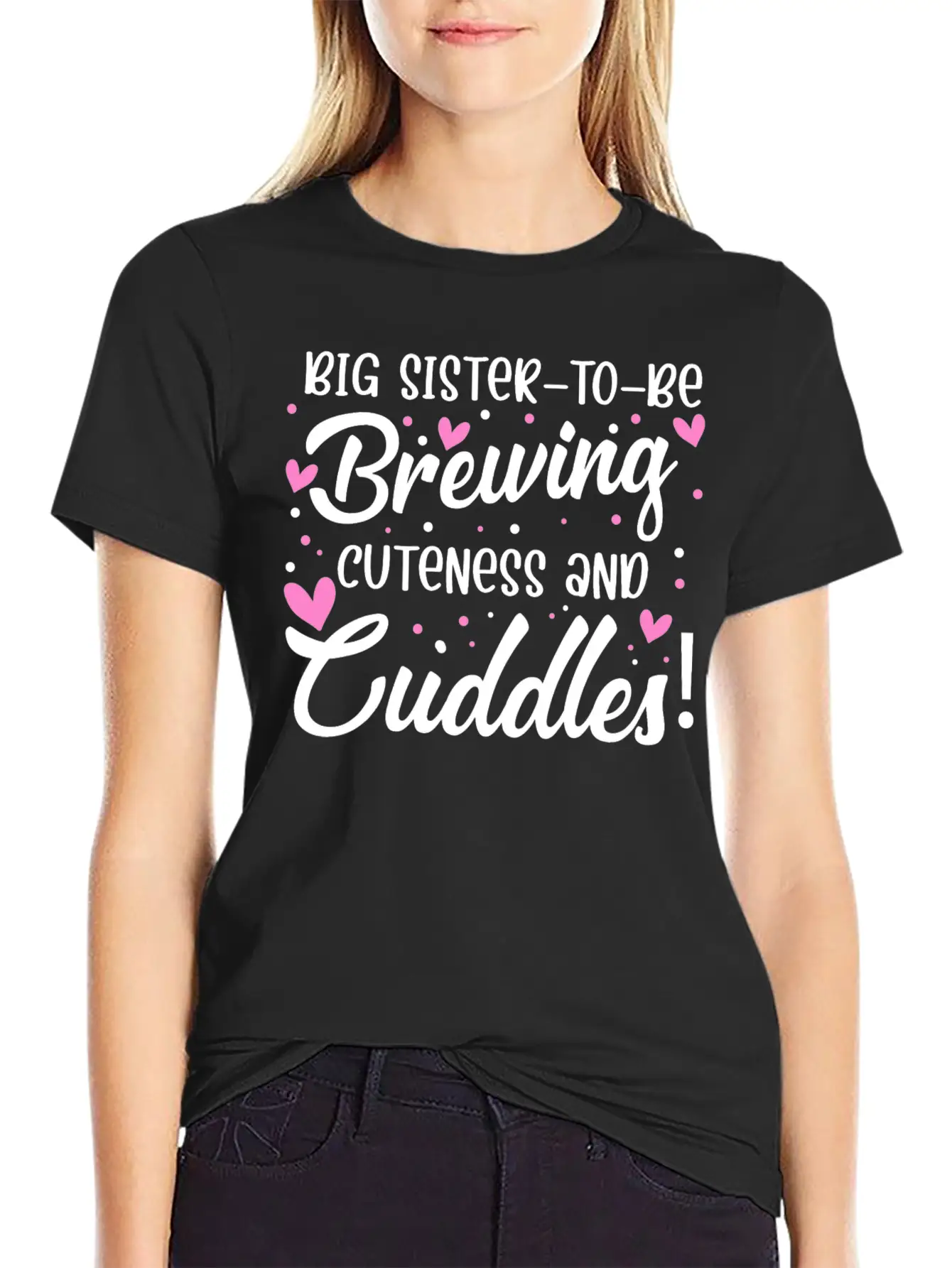 Sister Big Sister To Be Soft Cotton Short Sleeve Tee ¨C Unisex Wardrobe Staple