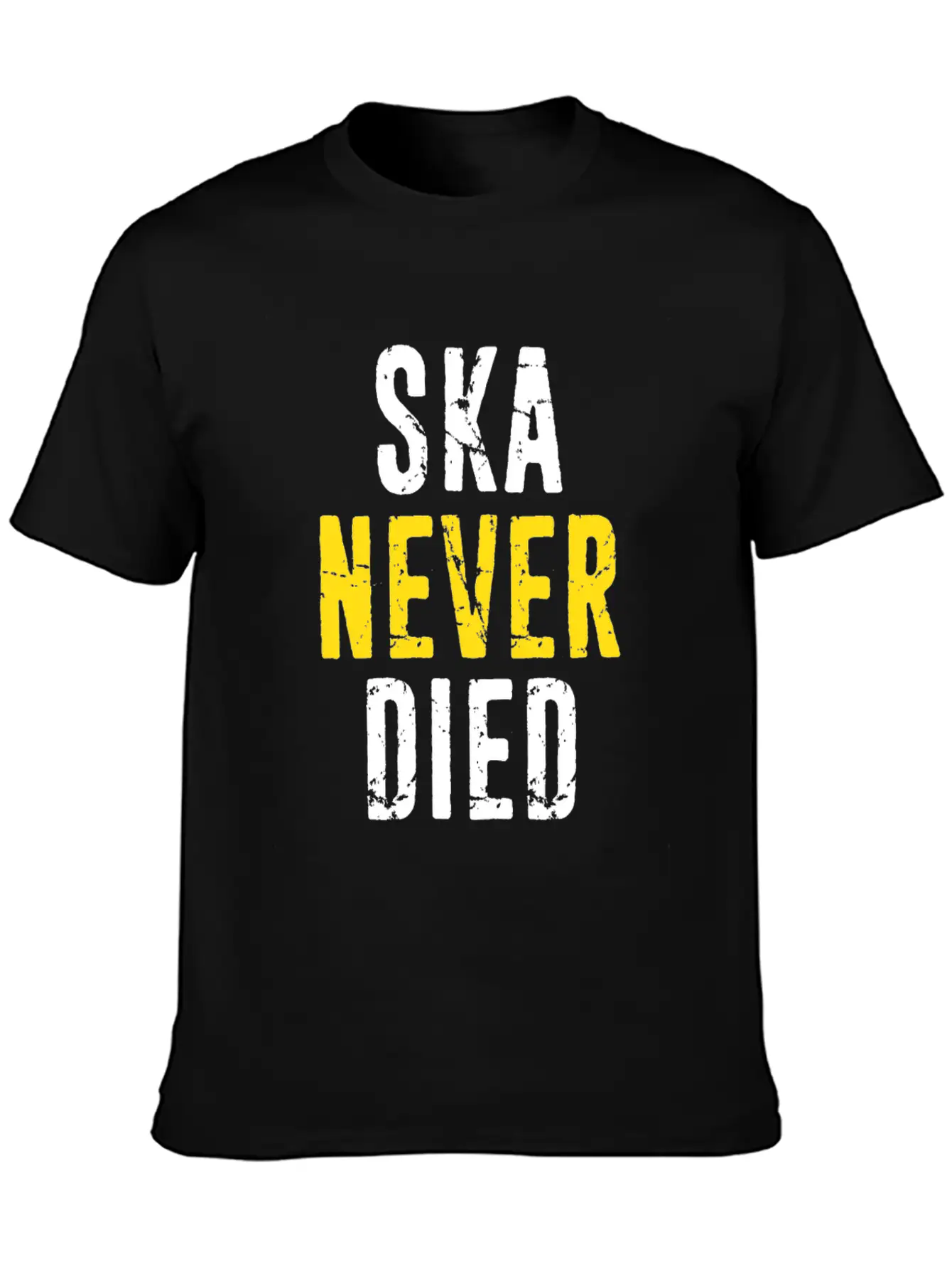 Ska Never Died Jamaica Jamaican Punk Emo Skater Di Basic Graphic T-Shirt ¨C Daily Comfort In Soft Cotton