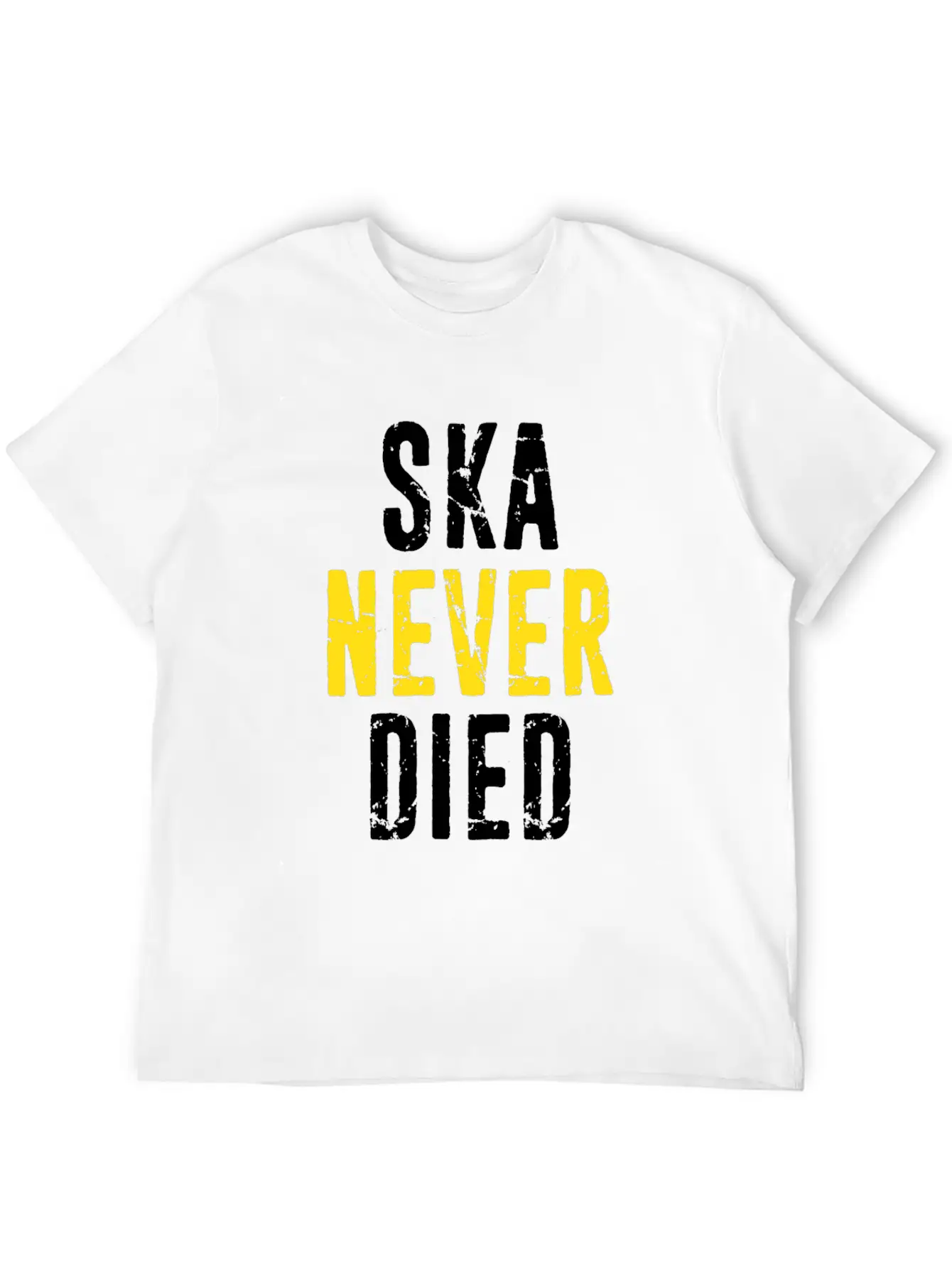 Ska Never Died Jamaica Jamaican Punk Emo Skater Di Basic Graphic T-Shirt ¨C Daily Comfort In Soft Cotton