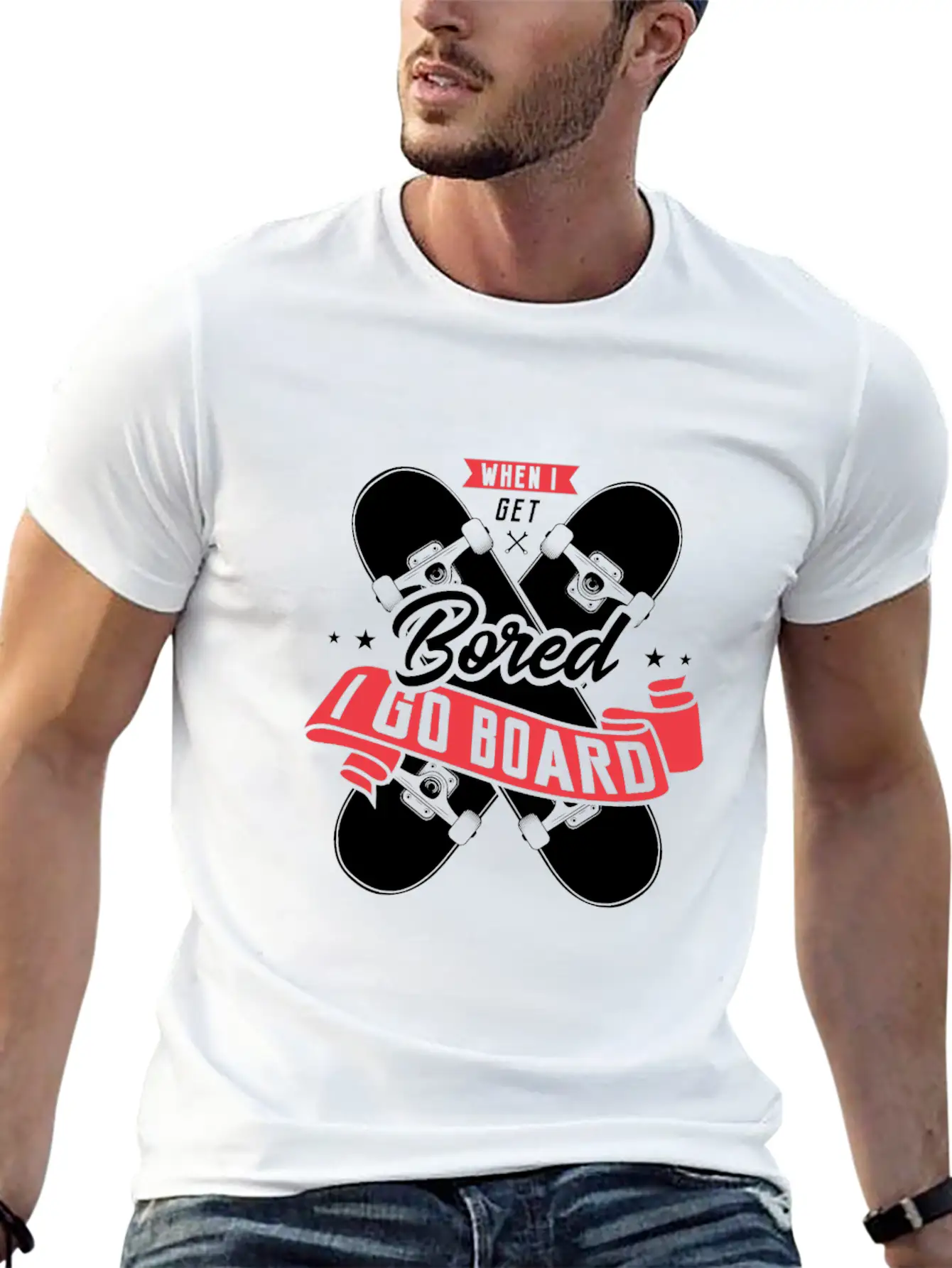 Skater Gifts For A Skateboarder Soft Cotton Short Sleeve Tee ¨C Unisex Wardrobe Staple