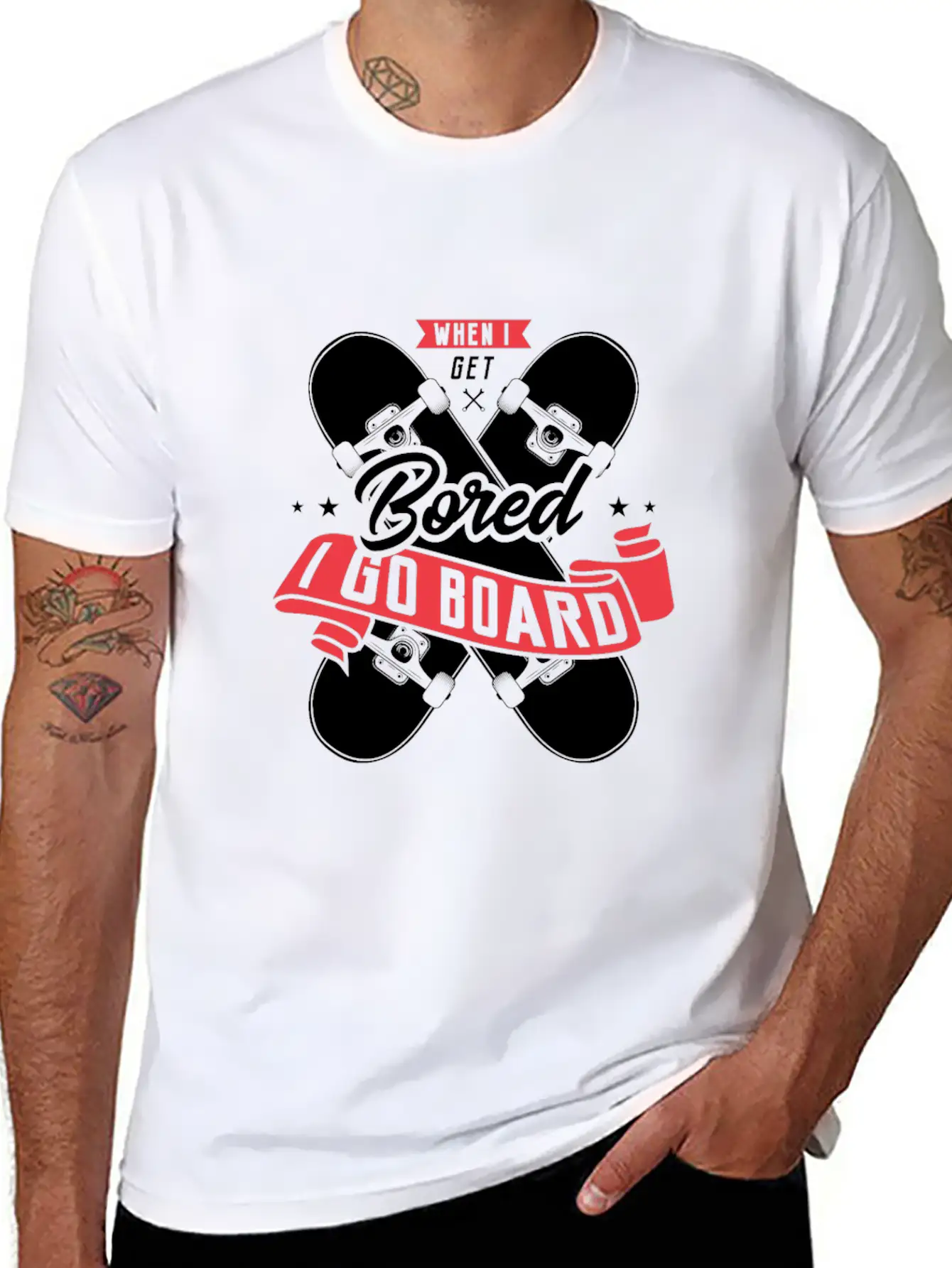 Skater Gifts For A Skateboarder Soft Cotton Short Sleeve Tee ¨C Unisex Wardrobe Staple
