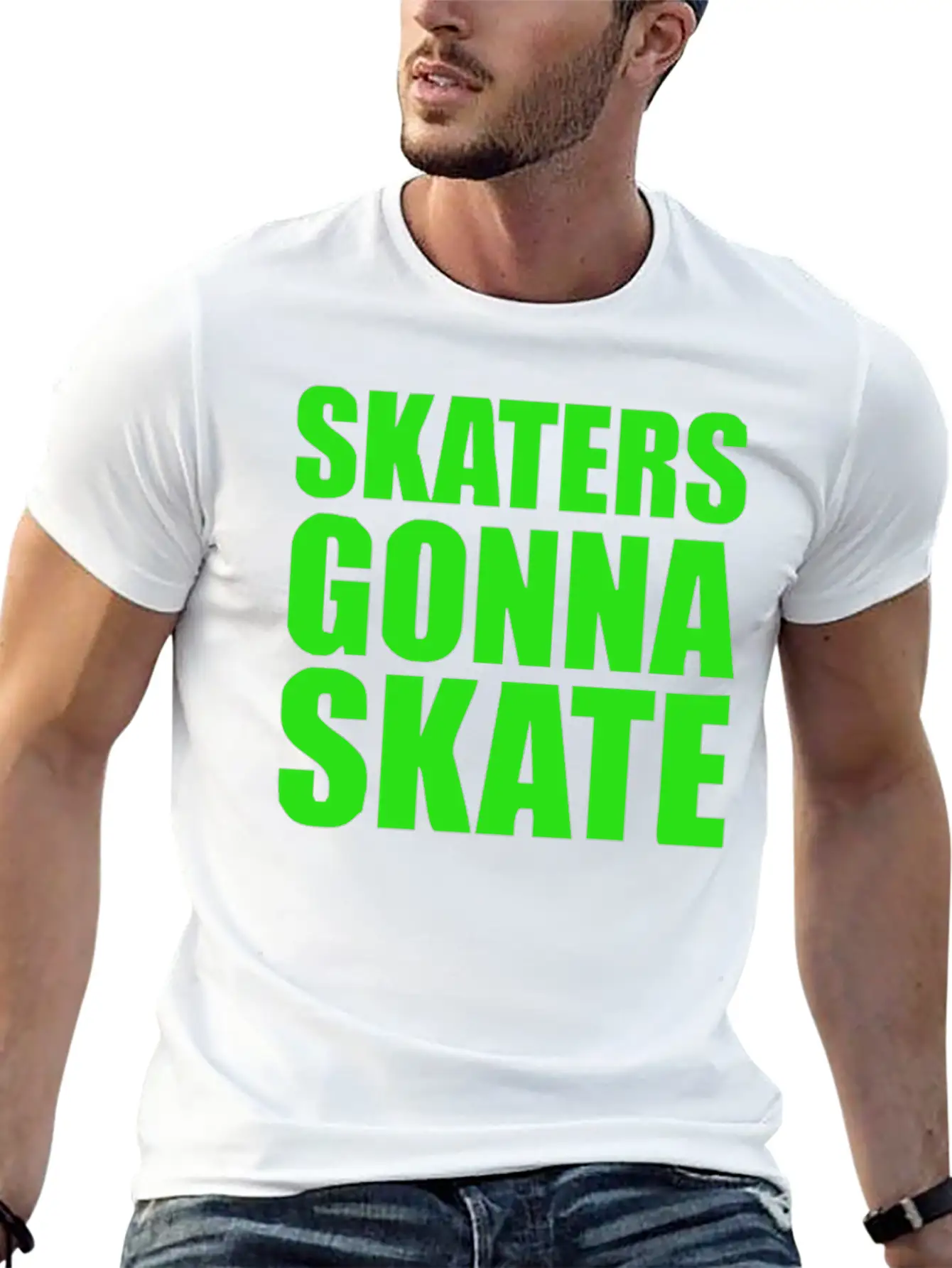 Skaters Gonna Skate Soft Cotton Short Sleeve Tee ¨C Unisex Wardrobe Staple