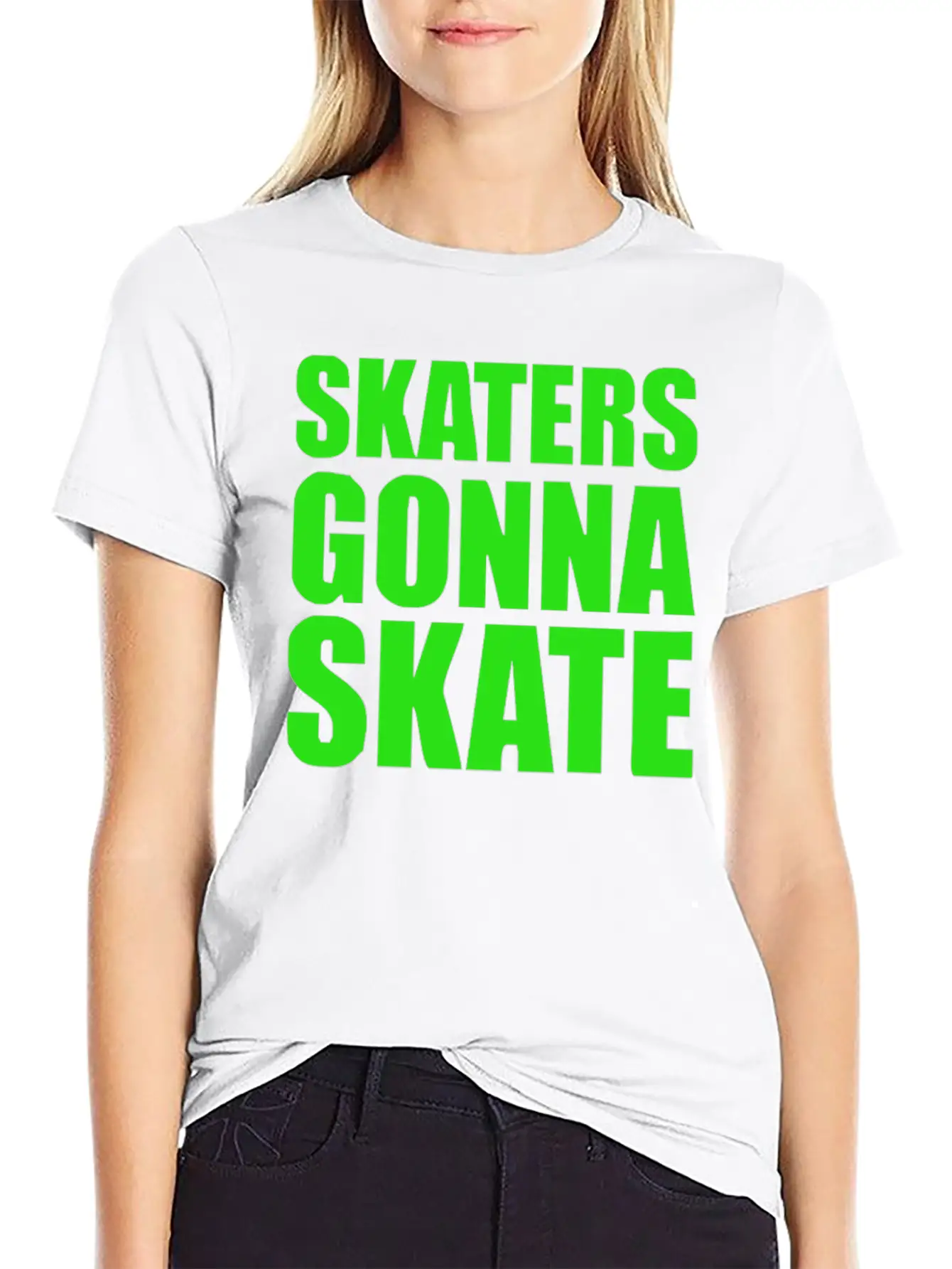 Skaters Gonna Skate Soft Cotton Short Sleeve Tee ¨C Unisex Wardrobe Staple