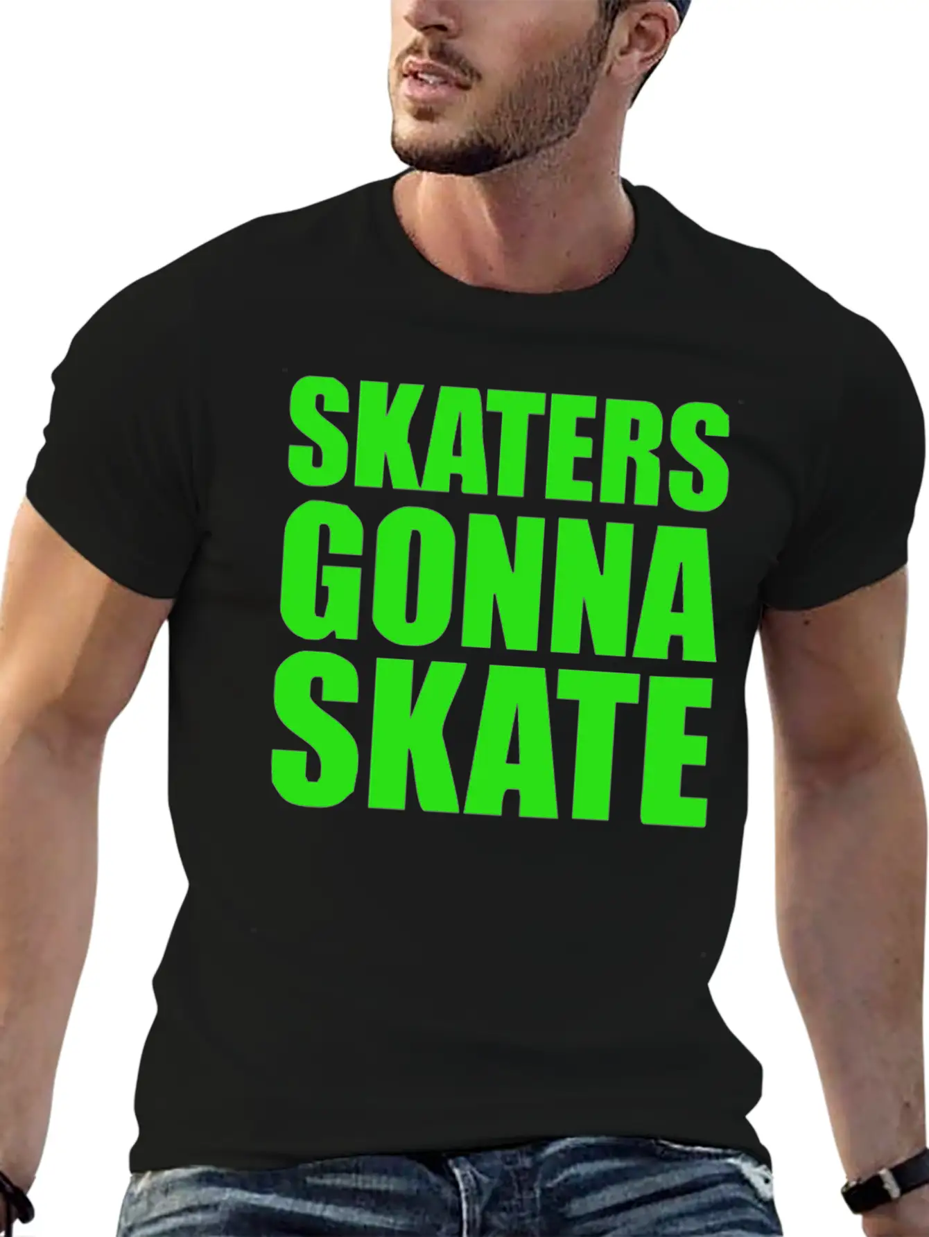 Skaters Gonna Skate Soft Cotton Short Sleeve Tee ¨C Unisex Wardrobe Staple
