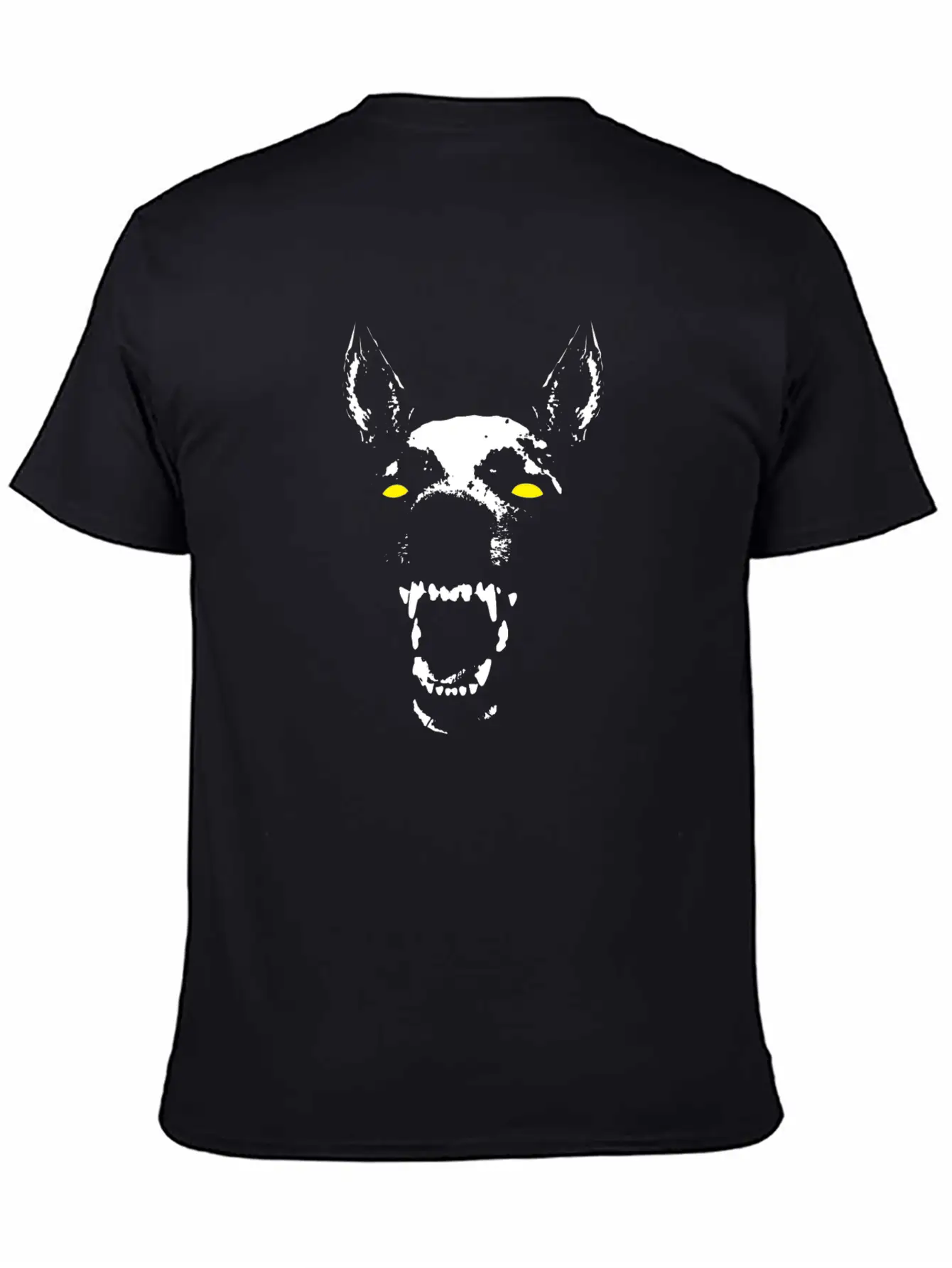 Skeleton Dog Head Soft Cotton Short Sleeve Tee ¨C Unisex Wardrobe Staple