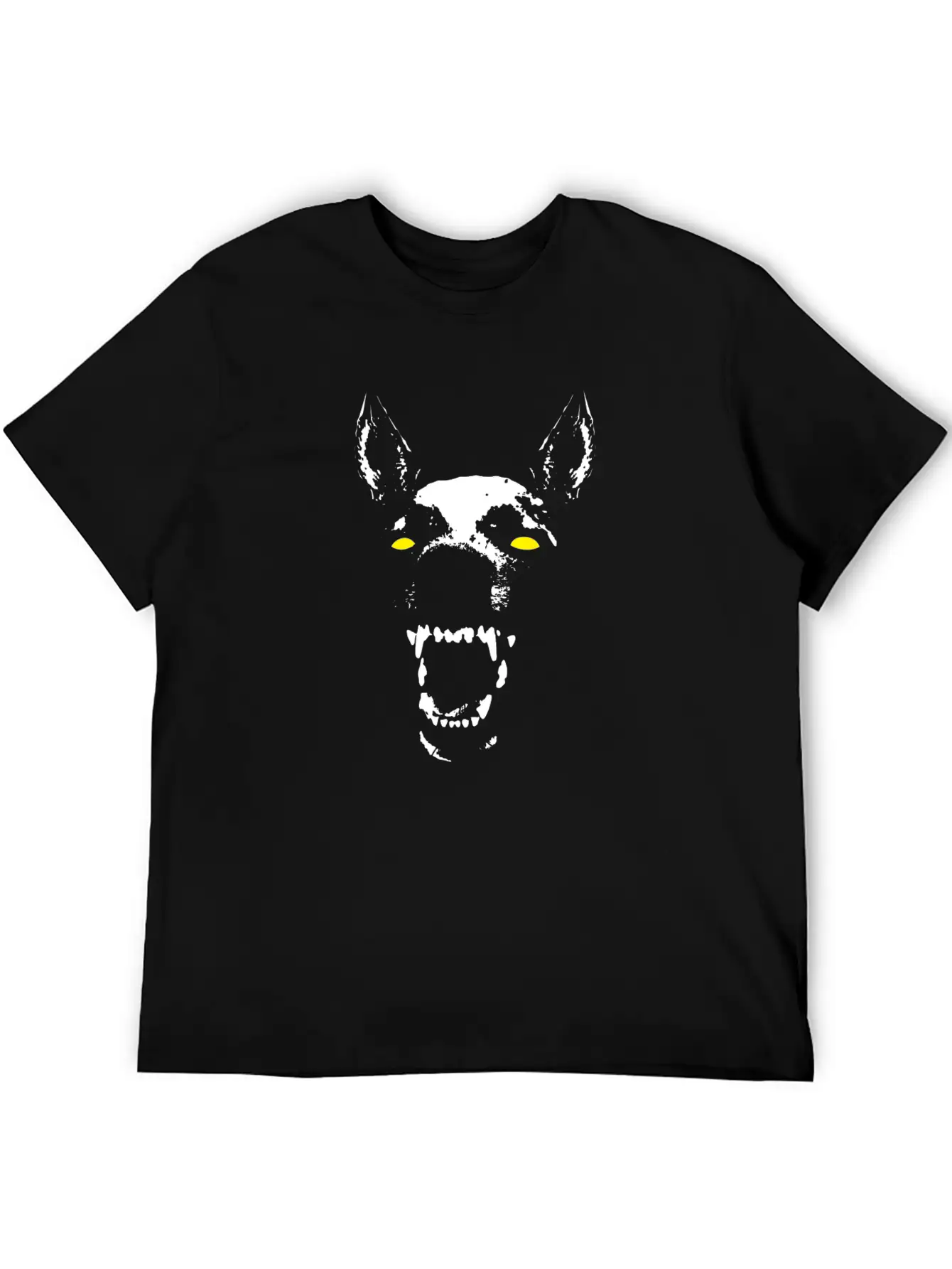 Skeleton Dog Head Soft Cotton Short Sleeve Tee ¨C Unisex Wardrobe Staple