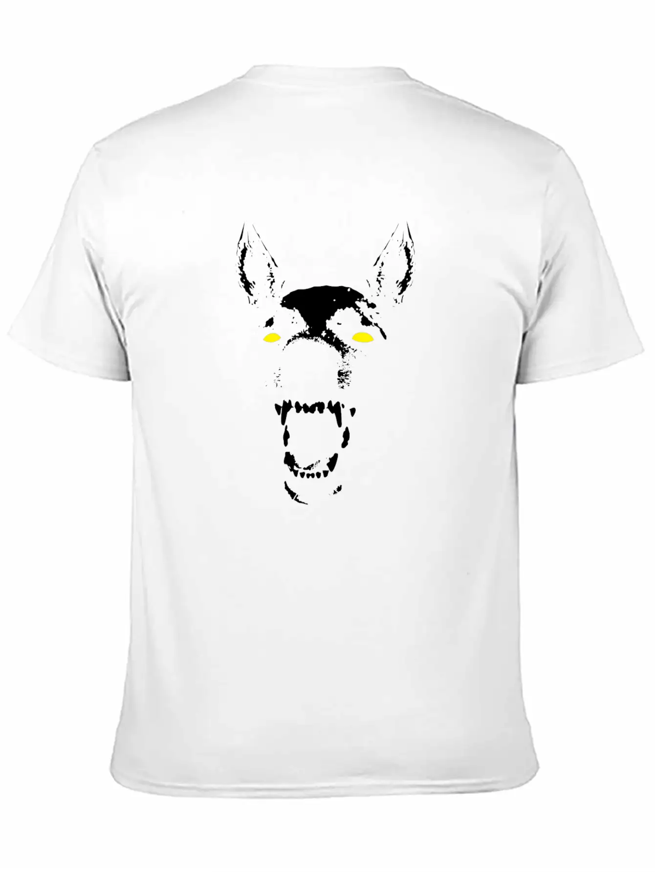Skeleton Dog Head Soft Cotton Short Sleeve Tee ¨C Unisex Wardrobe Staple