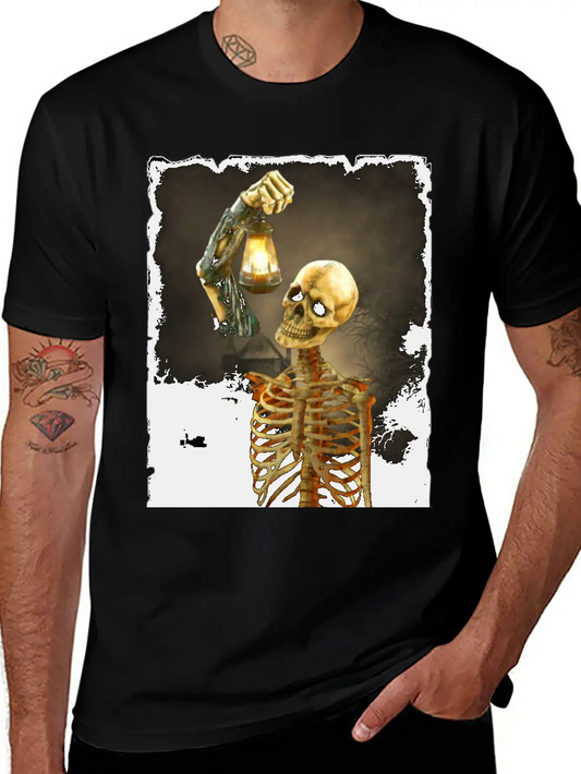 Skeleton Soft Cotton Short Sleeve Tee ¨C Unisex Wardrobe Staple