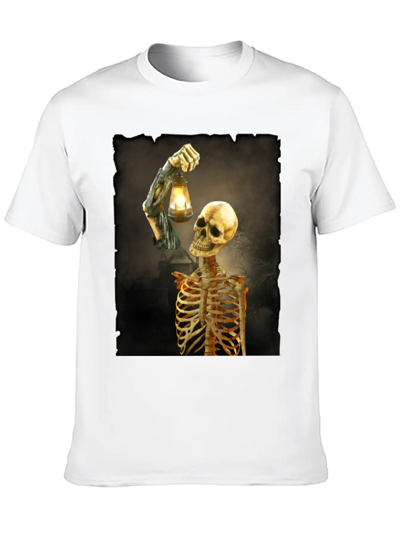 Skeleton Soft Cotton Short Sleeve Tee ¨C Unisex Wardrobe Staple