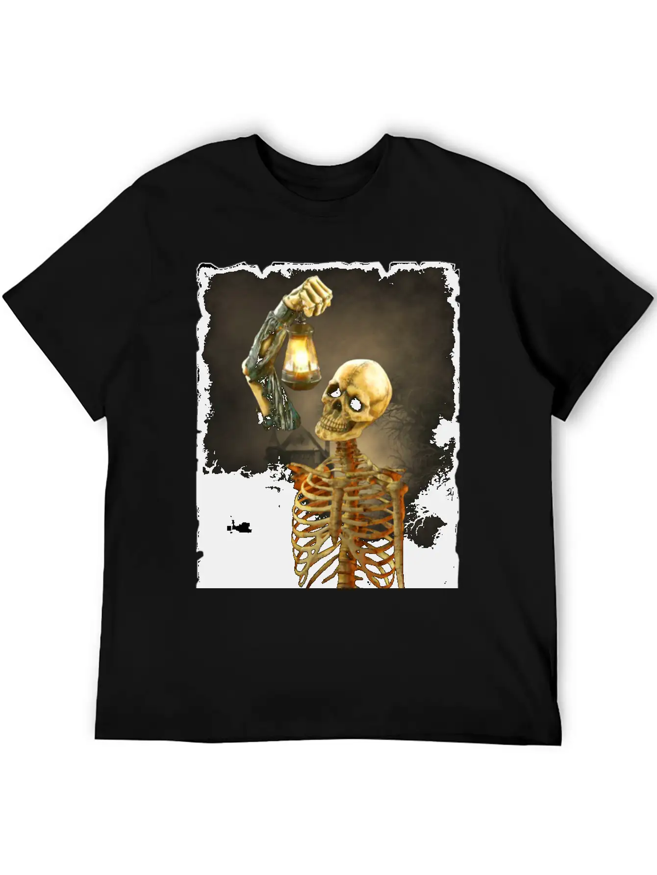 Skeleton Soft Cotton Short Sleeve Tee ¨C Unisex Wardrobe Staple