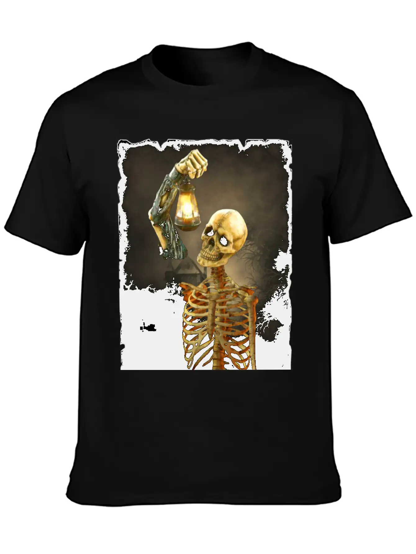 Skeleton Soft Cotton Short Sleeve Tee ¨C Unisex Wardrobe Staple