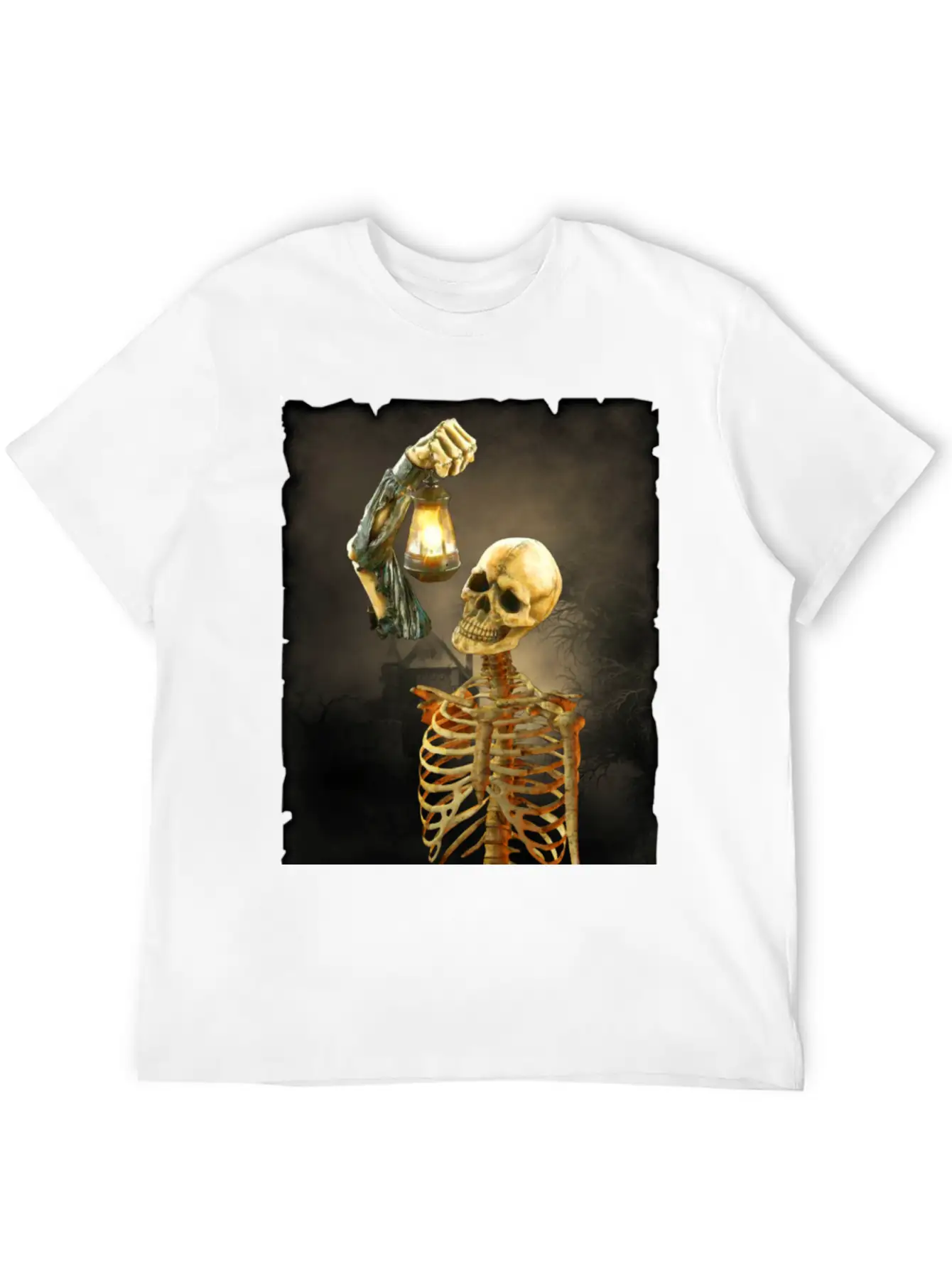 Skeleton Soft Cotton Short Sleeve Tee ¨C Unisex Wardrobe Staple