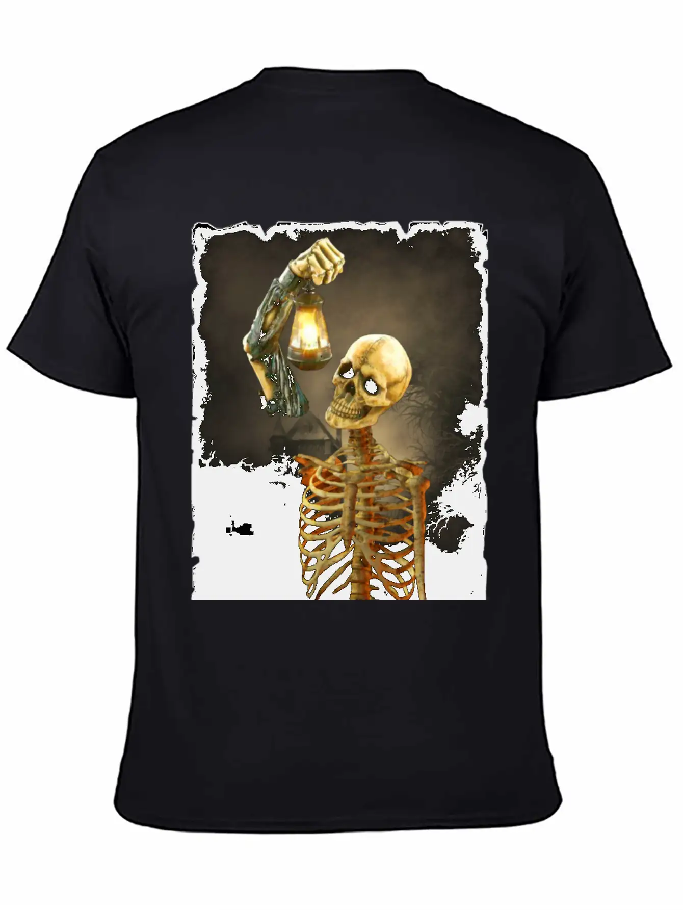 Skeleton Soft Cotton Short Sleeve Tee ¨C Unisex Wardrobe Staple
