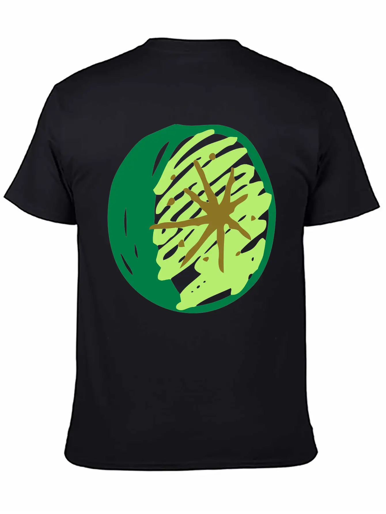 Sketched Lime Essential Cotton Tee For Daily Outfits ¨C Unisex Style