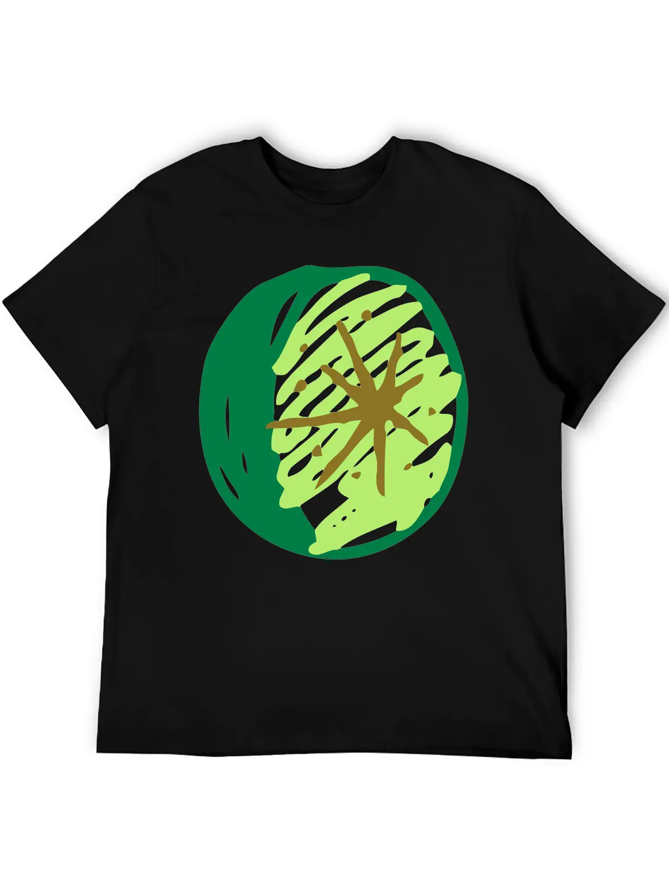 Sketched Lime Essential Cotton Tee For Daily Outfits ¨C Unisex Style