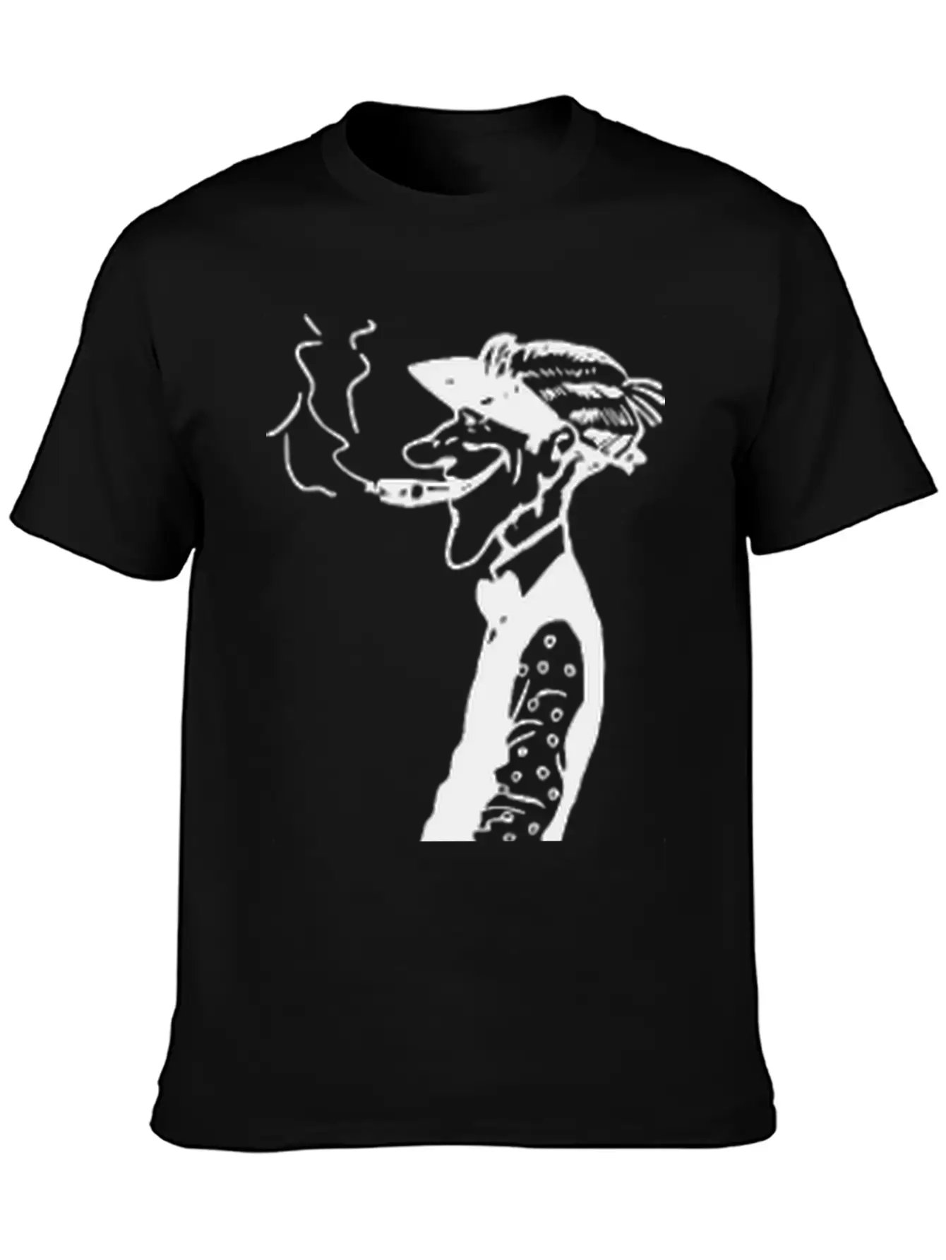 Skinny Man Smokes Basic Graphic T-Shirt ¨C Daily Comfort In Soft Cotton