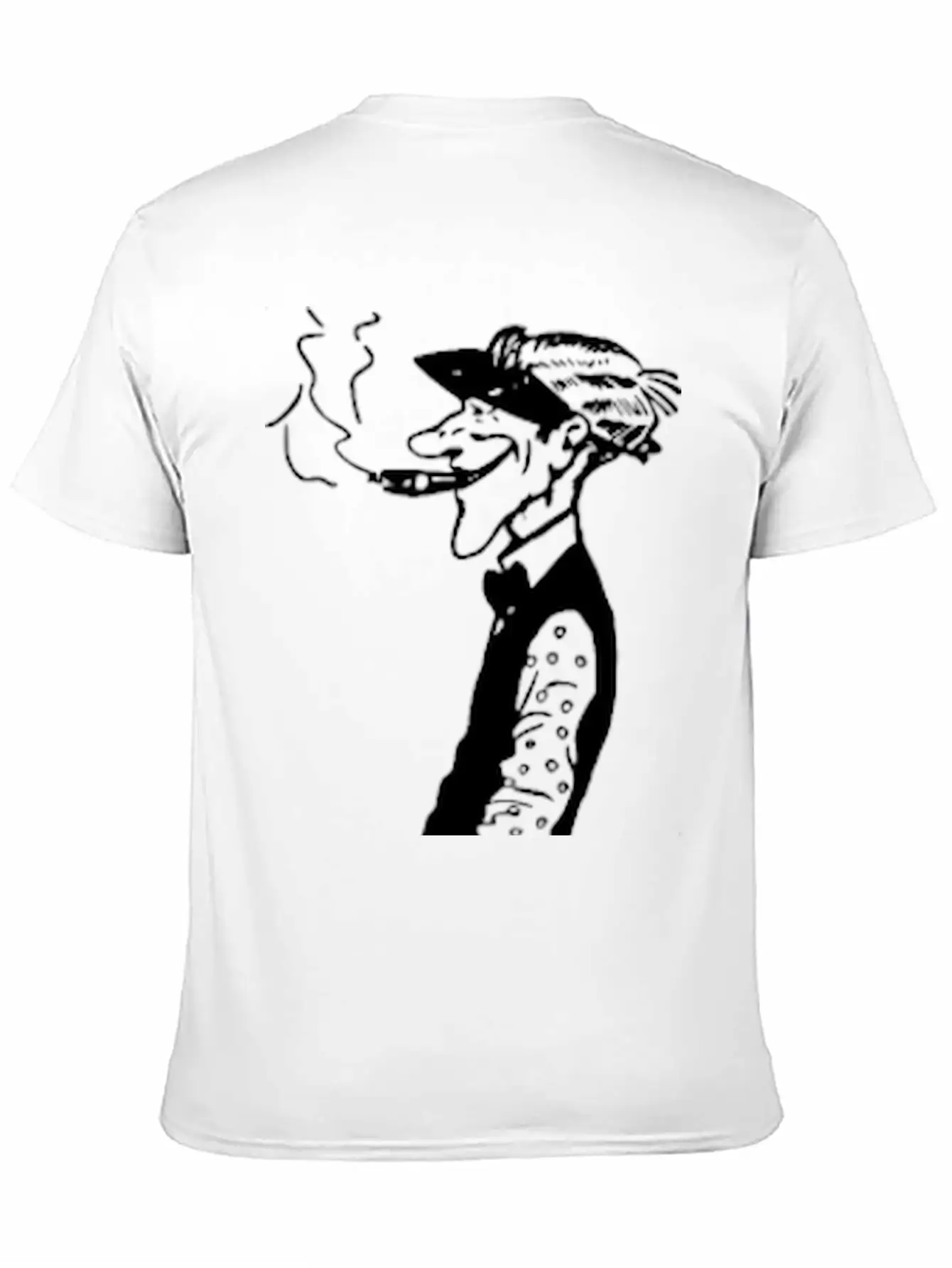 Skinny Man Smokes Basic Graphic T-Shirt ¨C Daily Comfort In Soft Cotton