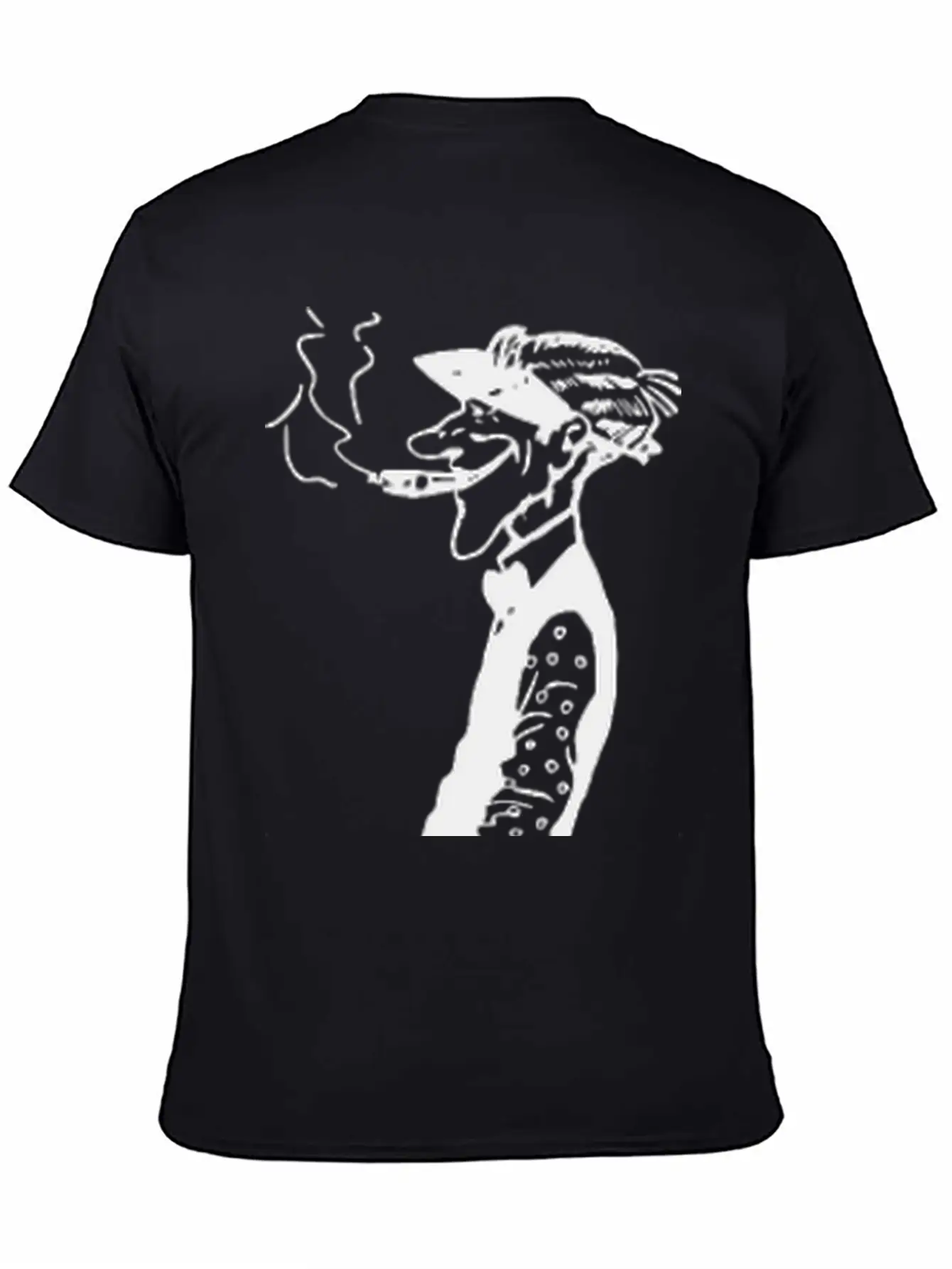 Skinny Man Smokes Basic Graphic T-Shirt ¨C Daily Comfort In Soft Cotton