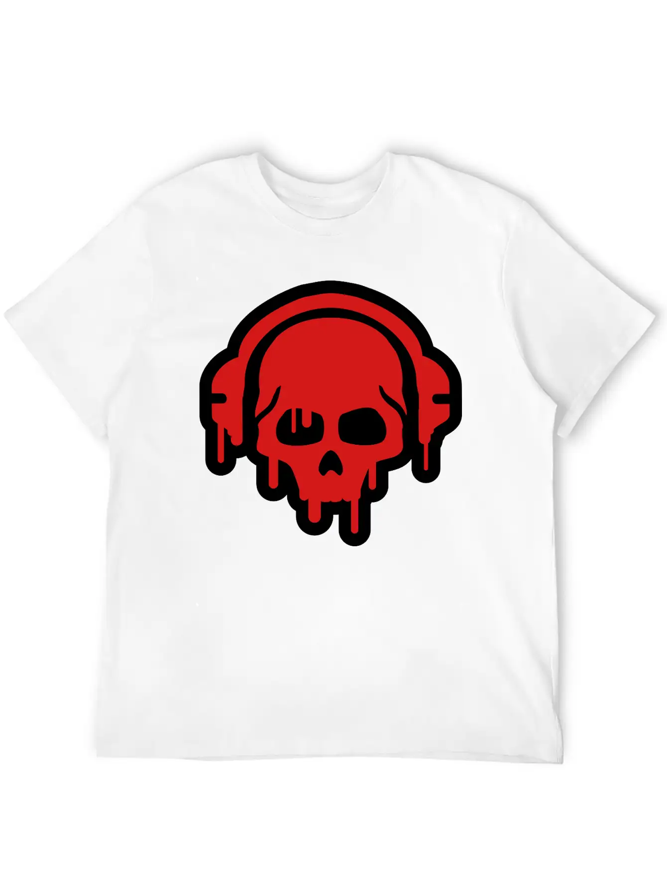 Skull_paint__f2 Basic Graphic T-Shirt ¨C Daily Comfort In Soft Cotton