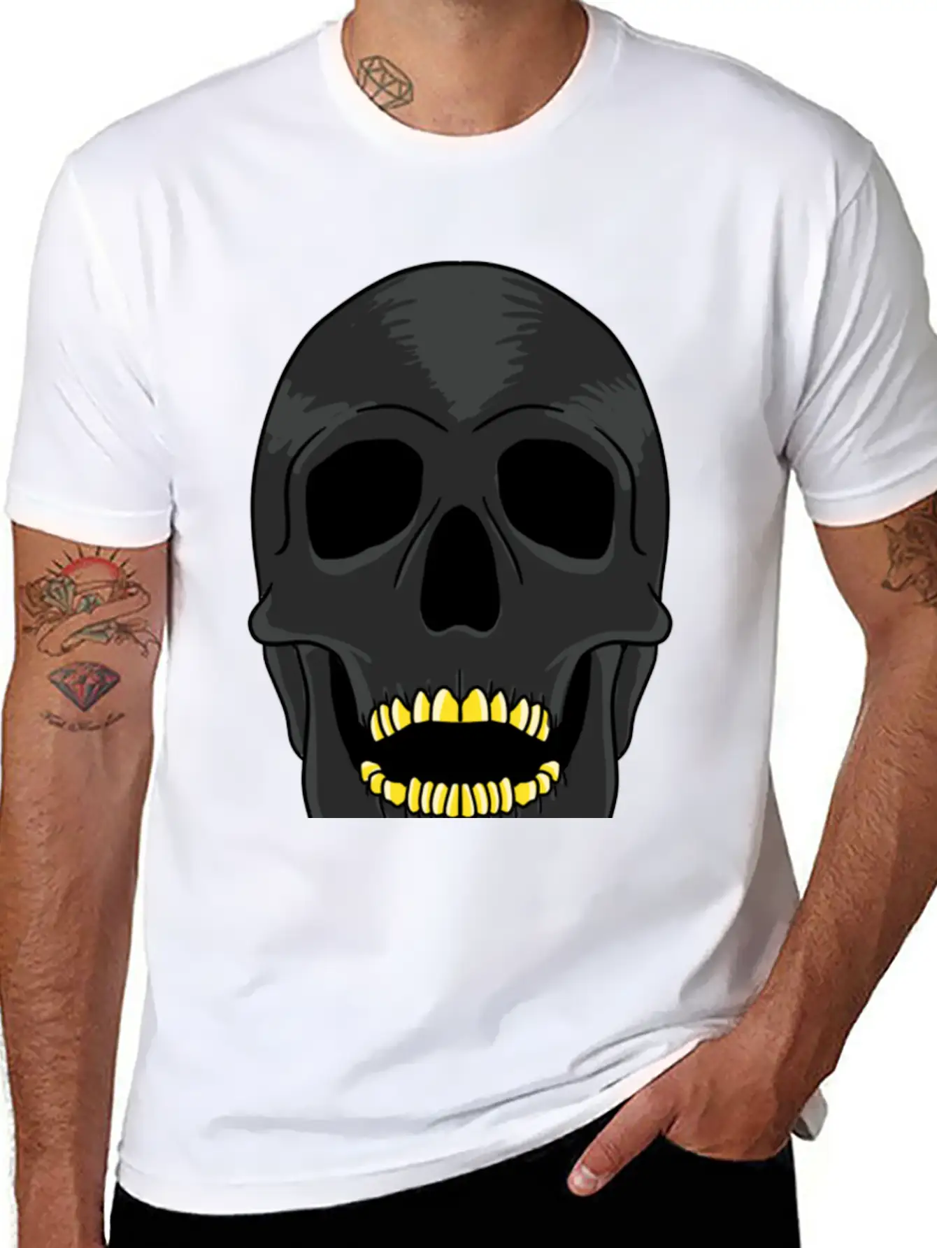 Skull Soft Cotton Short Sleeve Tee ¨C Unisex Wardrobe Staple