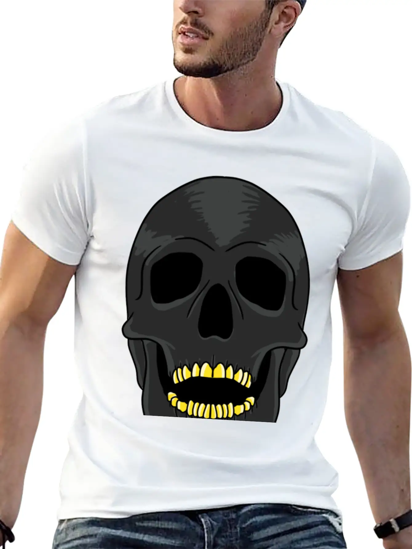 Skull Soft Cotton Short Sleeve Tee ¨C Unisex Wardrobe Staple
