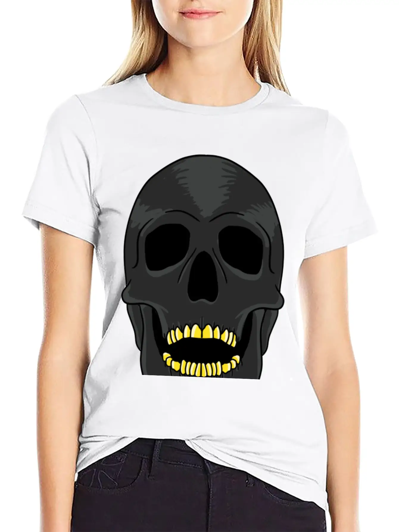 Skull Soft Cotton Short Sleeve Tee ¨C Unisex Wardrobe Staple