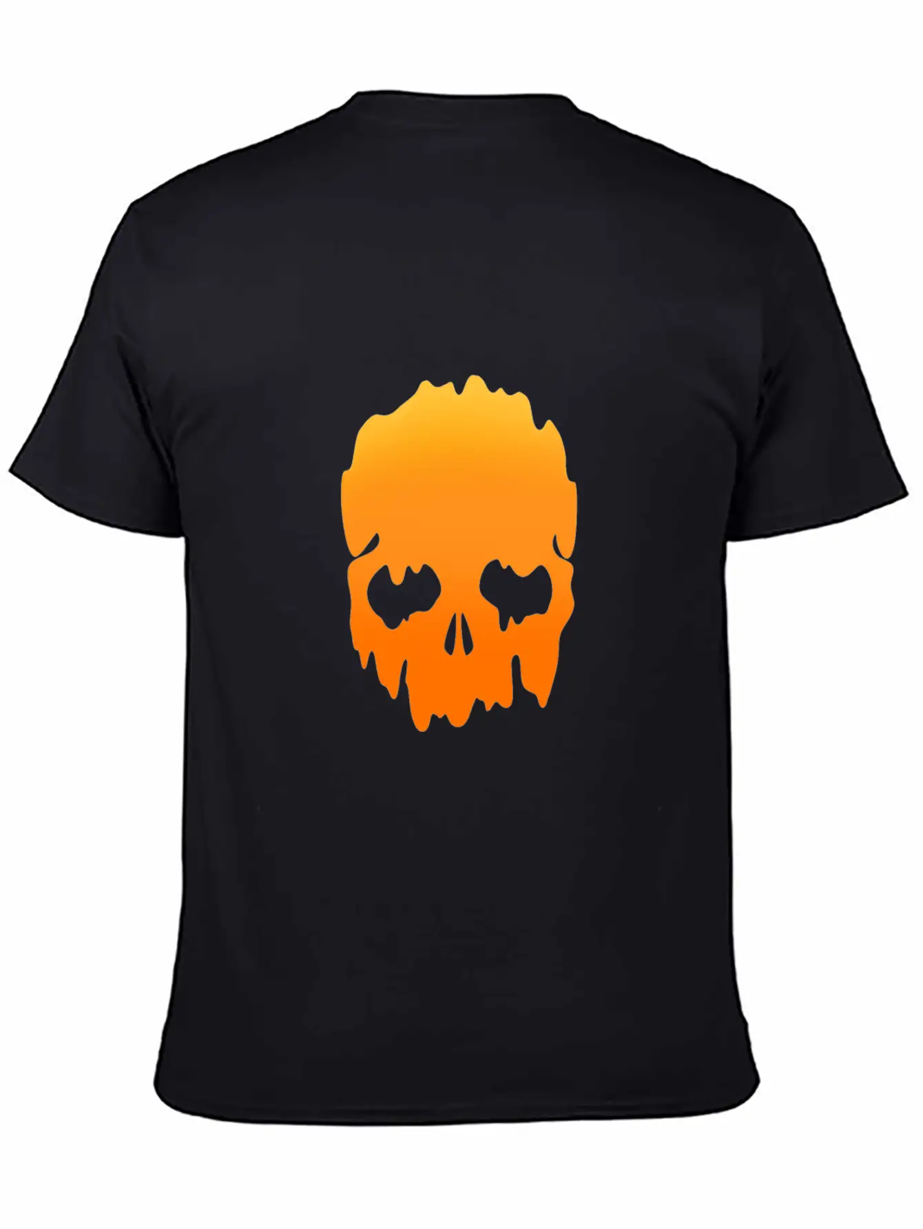 Skull With Colour Gradient Soft Cotton Short Sleeve Tee ¨C Unisex Wardrobe Staple