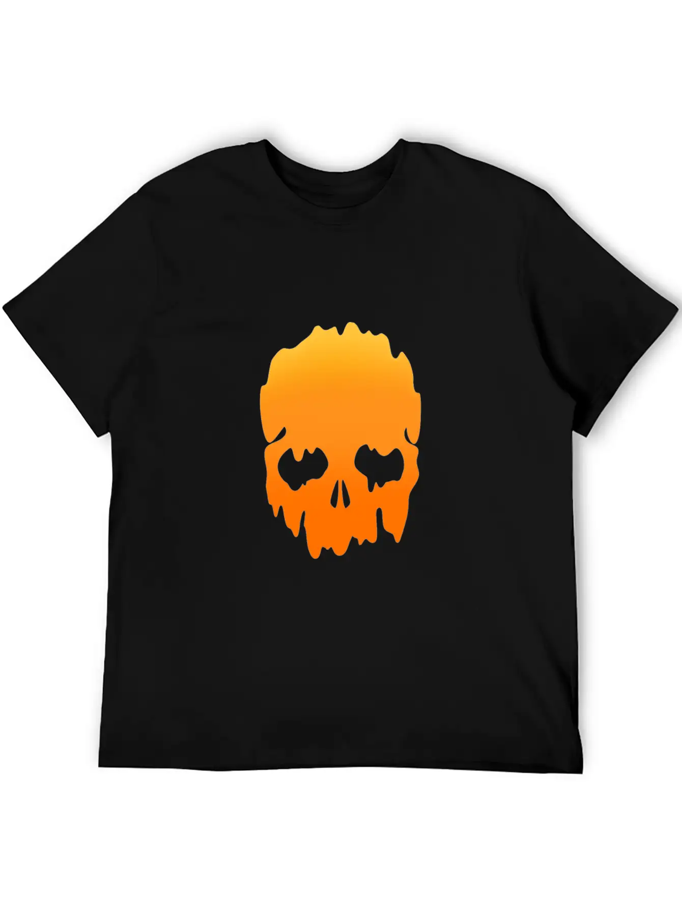 Skull With Colour Gradient Soft Cotton Short Sleeve Tee ¨C Unisex Wardrobe Staple