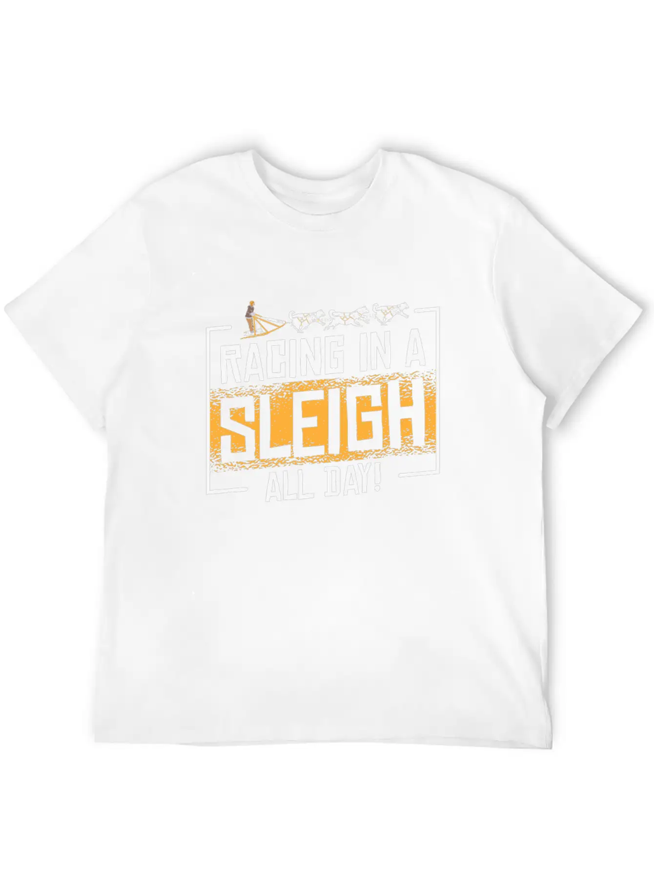 Sledding Sled Dog Racing In A Sleigh Alaskan Soft Cotton Short Sleeve Tee ¨C Unisex Wardrobe Staple