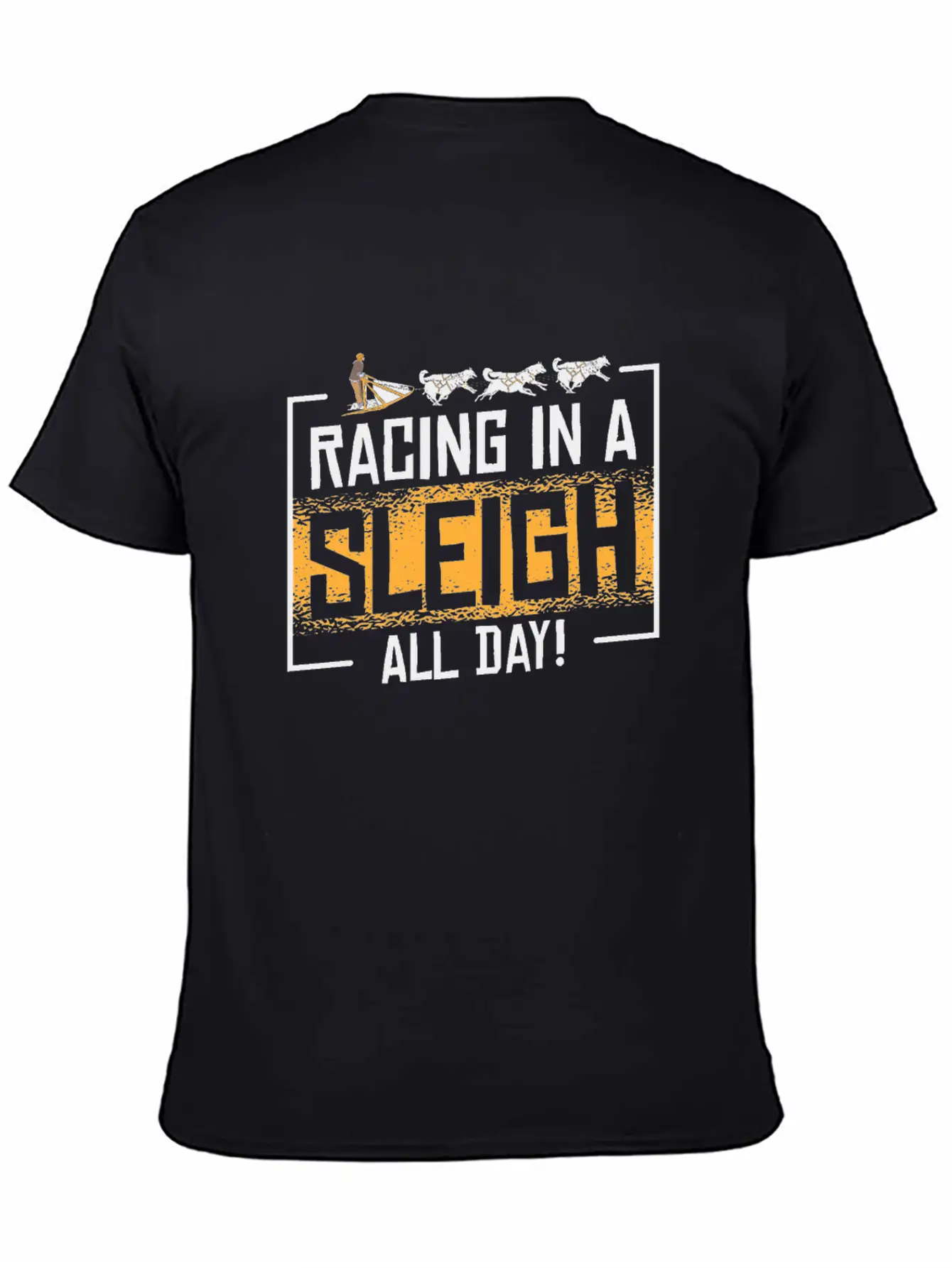 Sledding Sled Dog Racing In A Sleigh Alaskan Soft Cotton Short Sleeve Tee ¨C Unisex Wardrobe Staple