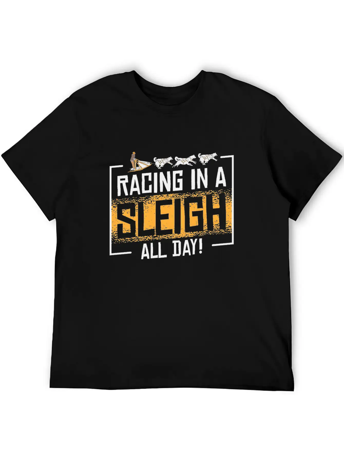 Sledding Sled Dog Racing In A Sleigh Alaskan Soft Cotton Short Sleeve Tee ¨C Unisex Wardrobe Staple