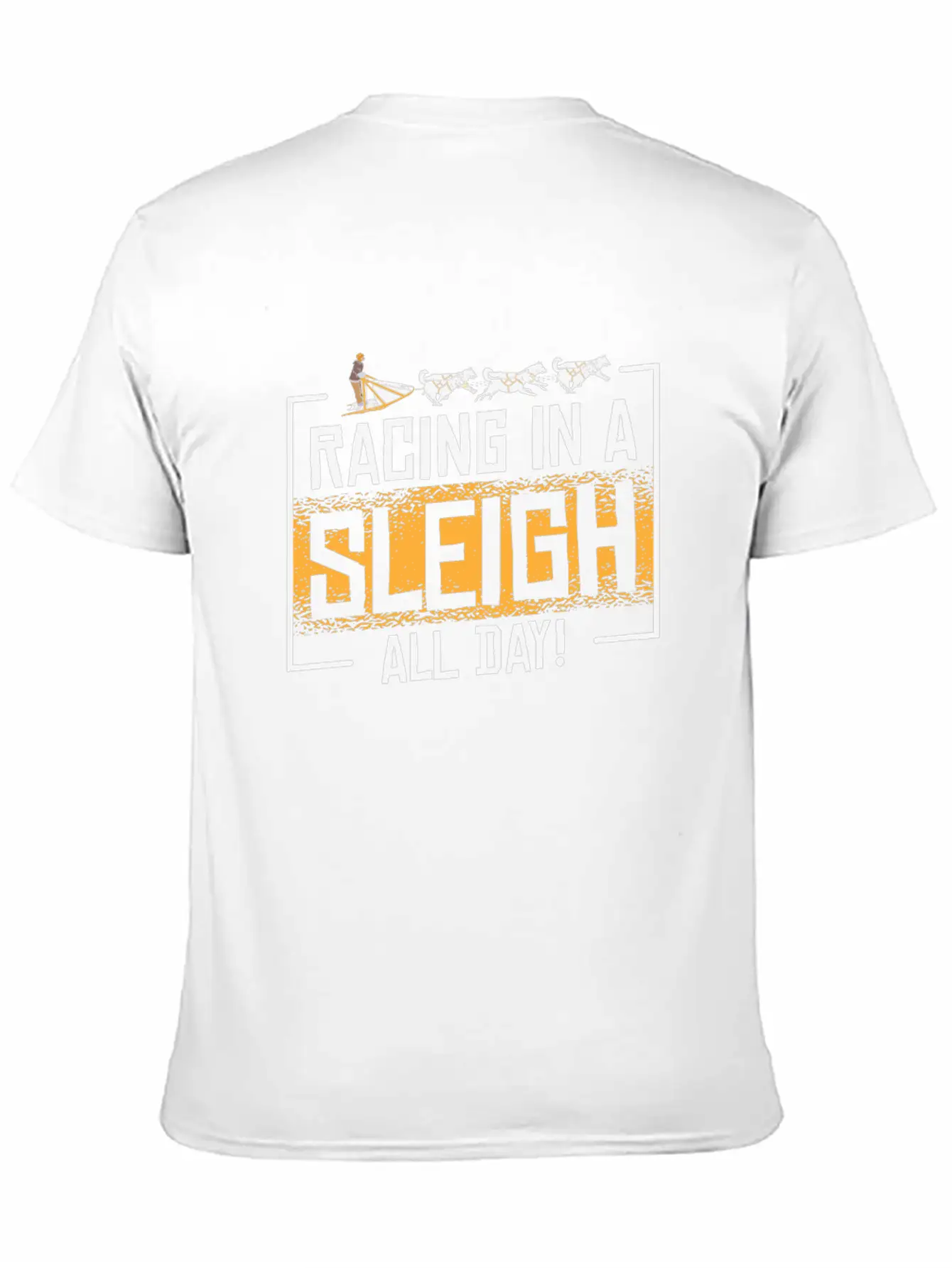 Sledding Sled Dog Racing In A Sleigh Alaskan Soft Cotton Short Sleeve Tee ¨C Unisex Wardrobe Staple
