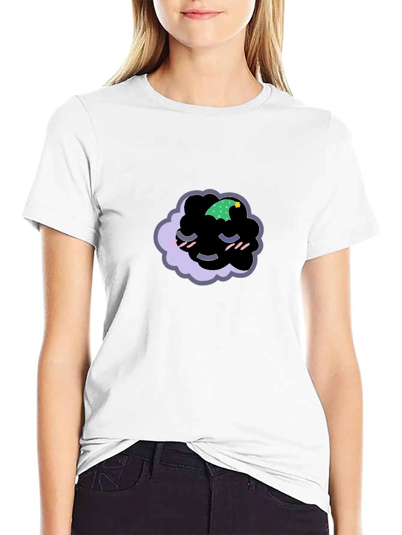 Sleepy Cloud Essential Cotton Tee For Daily Outfits ¨C Unisex Style