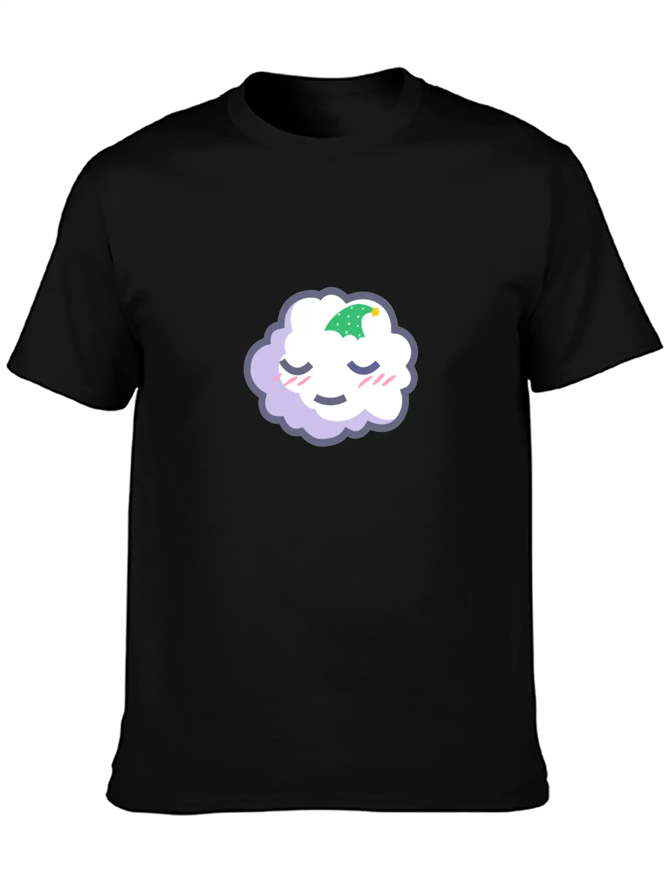 Sleepy Cloud Essential Cotton Tee For Daily Outfits ¨C Unisex Style