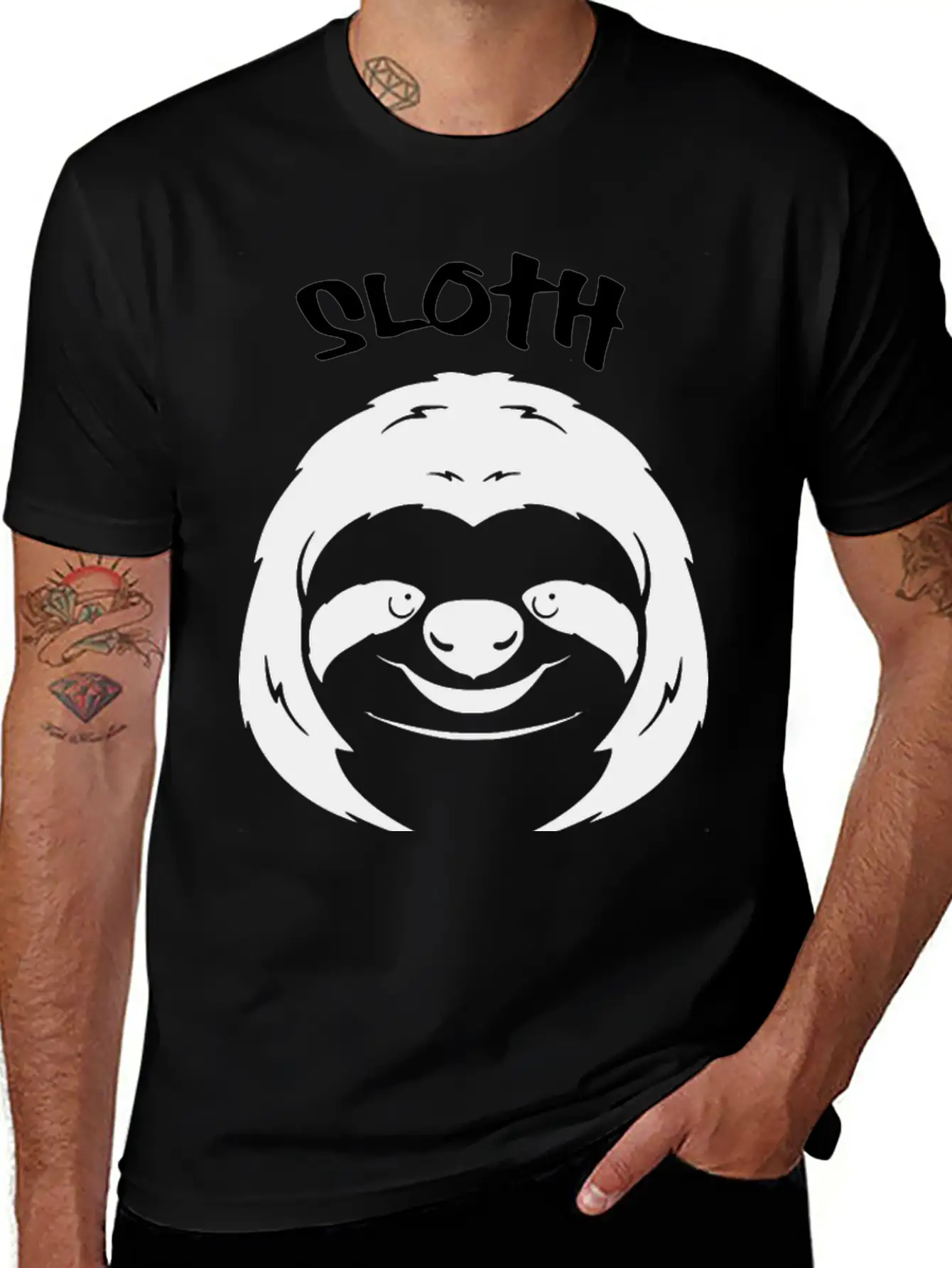 Sloth Life Lazy Chill Relax Sloths Laziness Gift Basic Graphic T-Shirt ¨C Daily Comfort In Soft Cotton