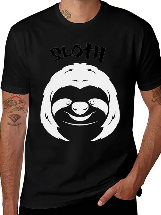 Sloth Life Lazy Chill Relax Sloths Laziness Gift Basic Graphic T-Shirt ¨C Daily Comfort In Soft Cotton