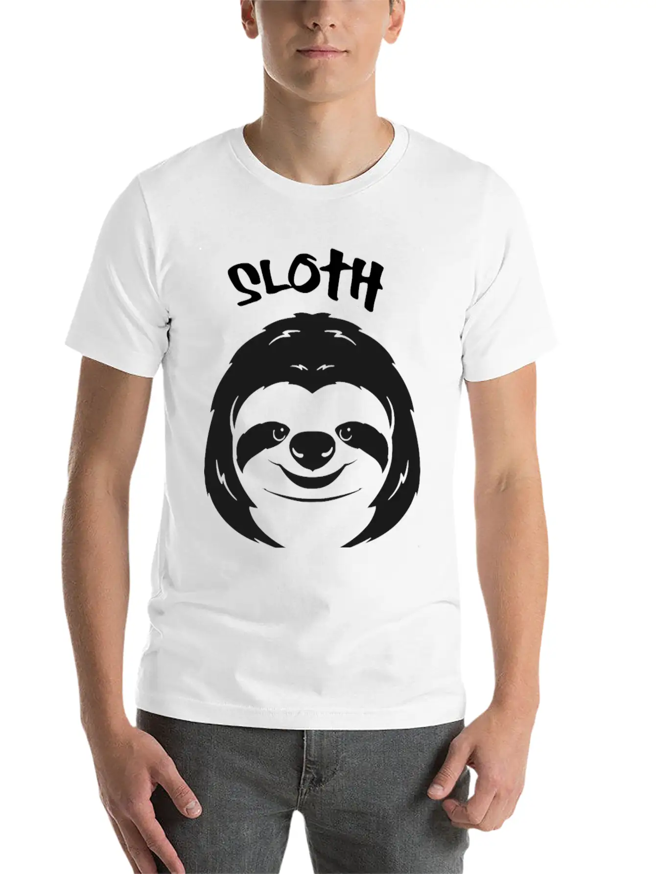 Sloth Life Lazy Chill Relax Sloths Laziness Gift Basic Graphic T-Shirt ¨C Daily Comfort In Soft Cotton