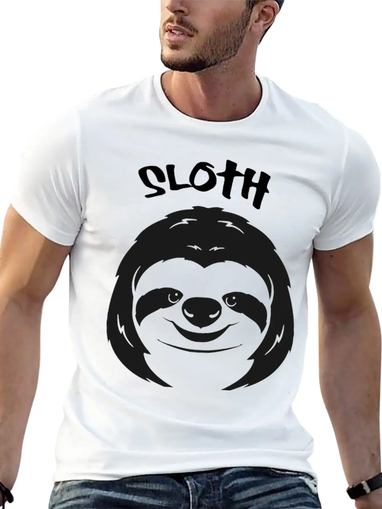 Sloth Life Lazy Chill Relax Sloths Laziness Gift Basic Graphic T-Shirt ¨C Daily Comfort In Soft Cotton