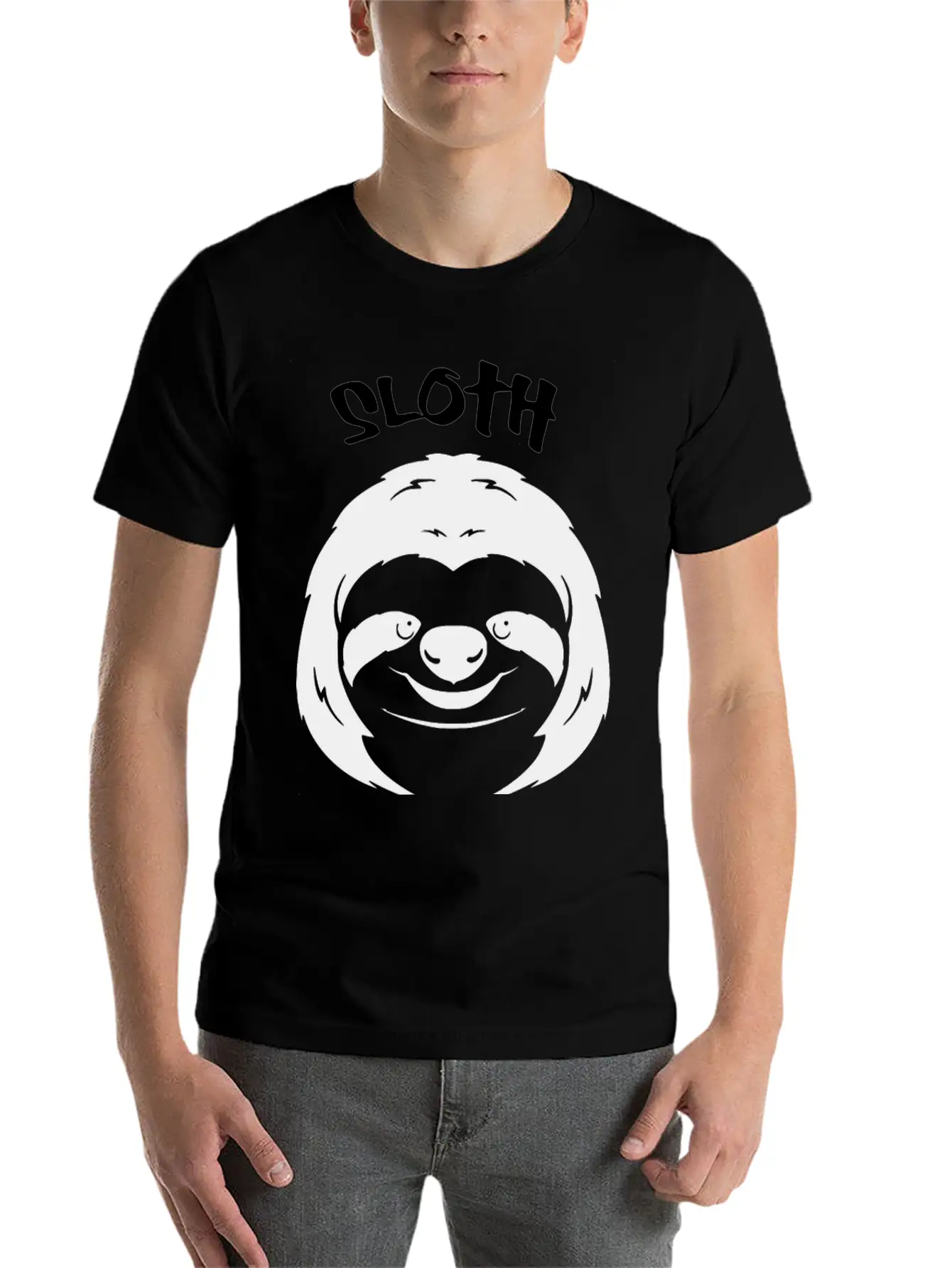 Sloth Life Lazy Chill Relax Sloths Laziness Gift Basic Graphic T-Shirt ¨C Daily Comfort In Soft Cotton