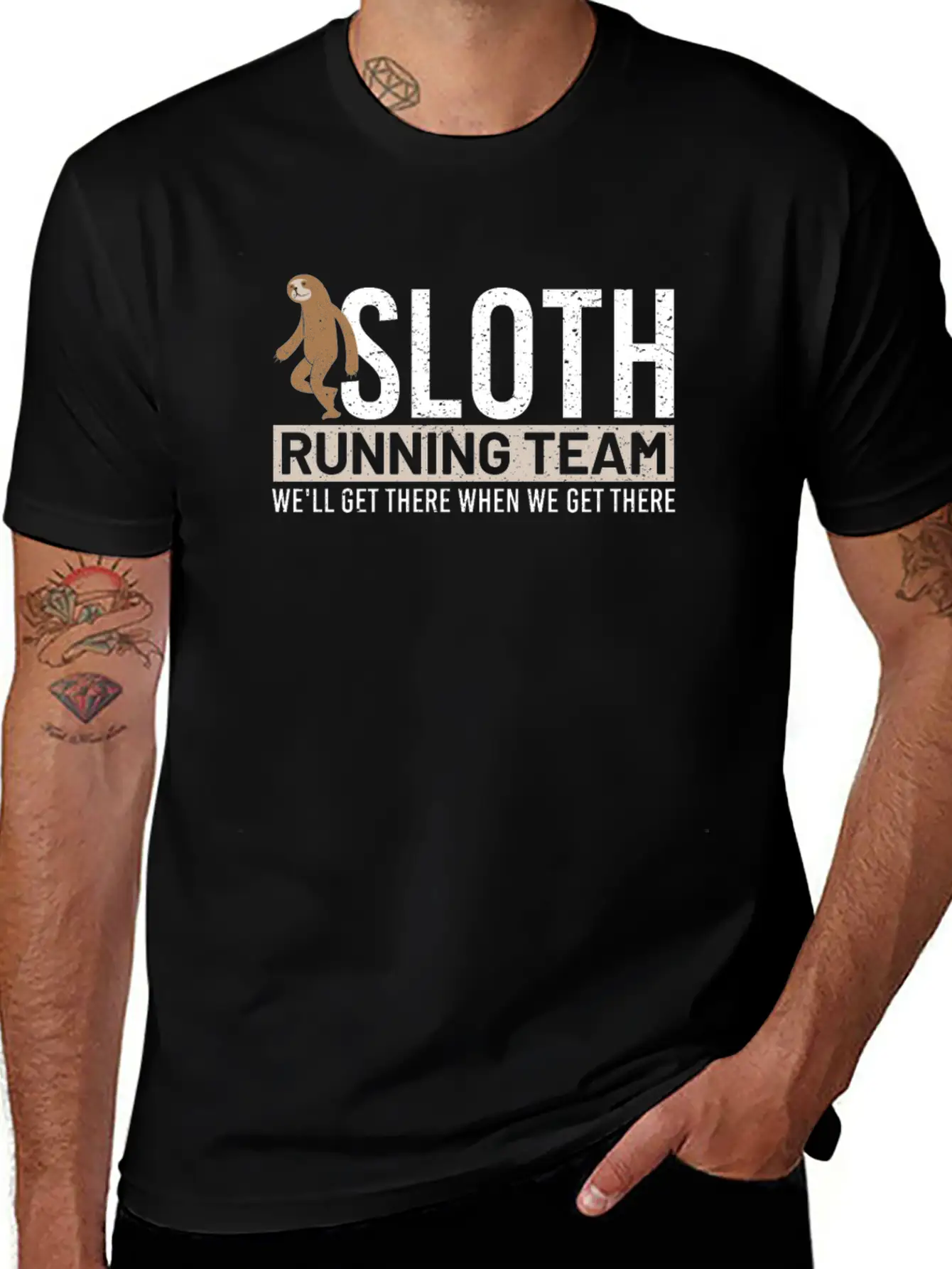 Sloth Tired Lazy Sleep Basic Graphic T-Shirt ¨C Daily Comfort In Soft Cotton