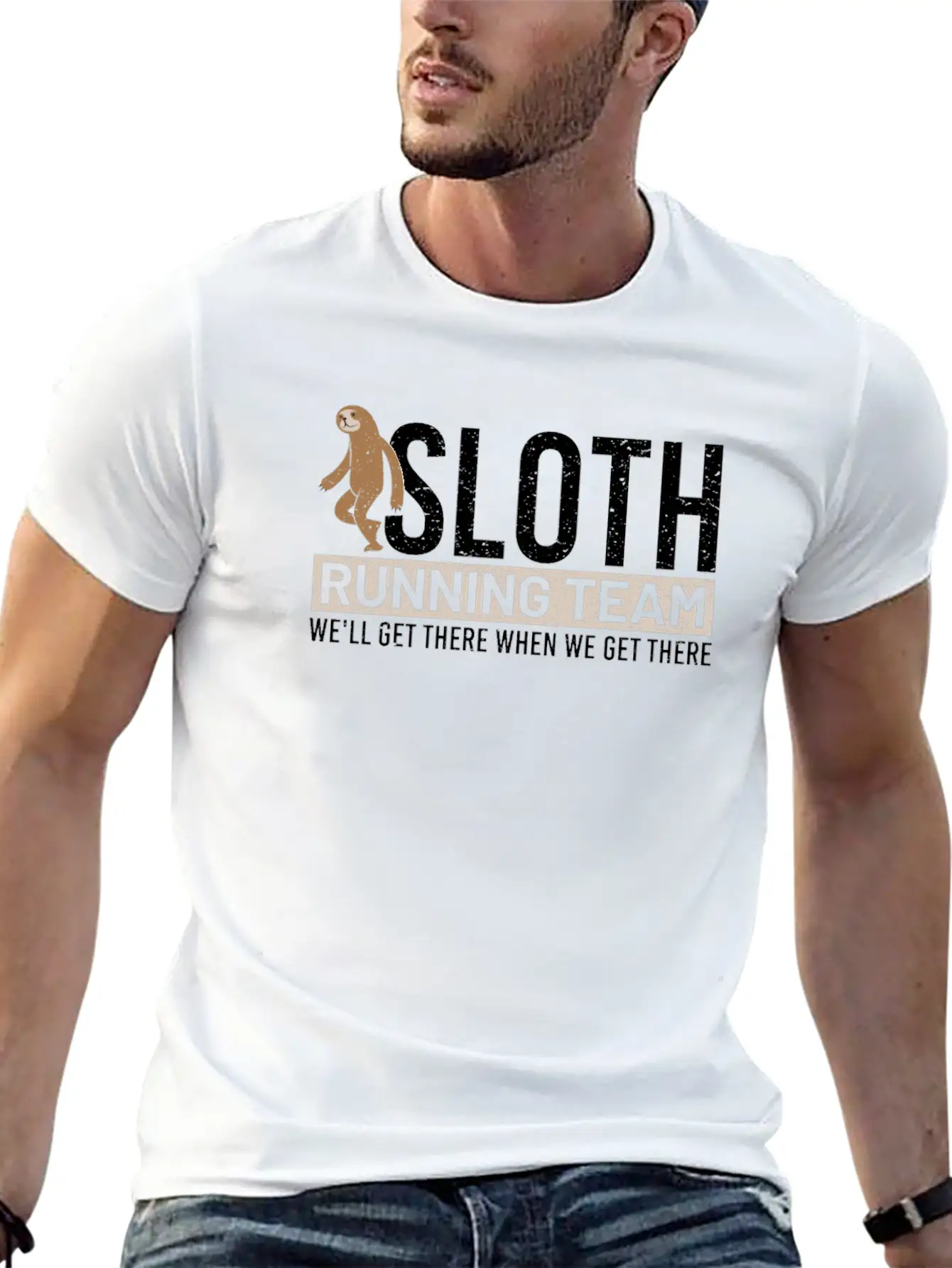 Sloth Tired Lazy Sleep Basic Graphic T-Shirt ¨C Daily Comfort In Soft Cotton