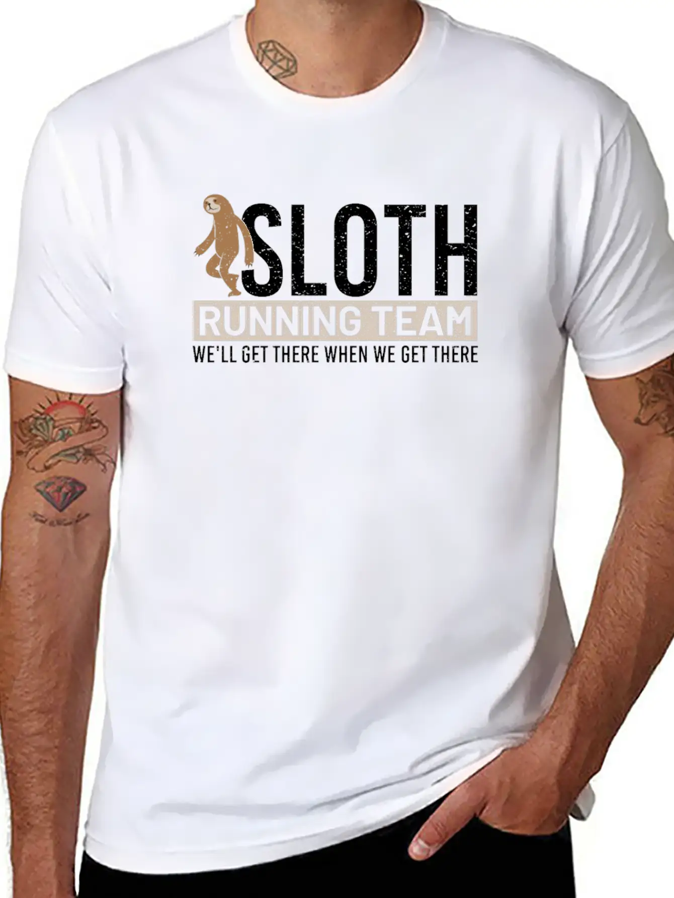 Sloth Tired Lazy Sleep Basic Graphic T-Shirt ¨C Daily Comfort In Soft Cotton