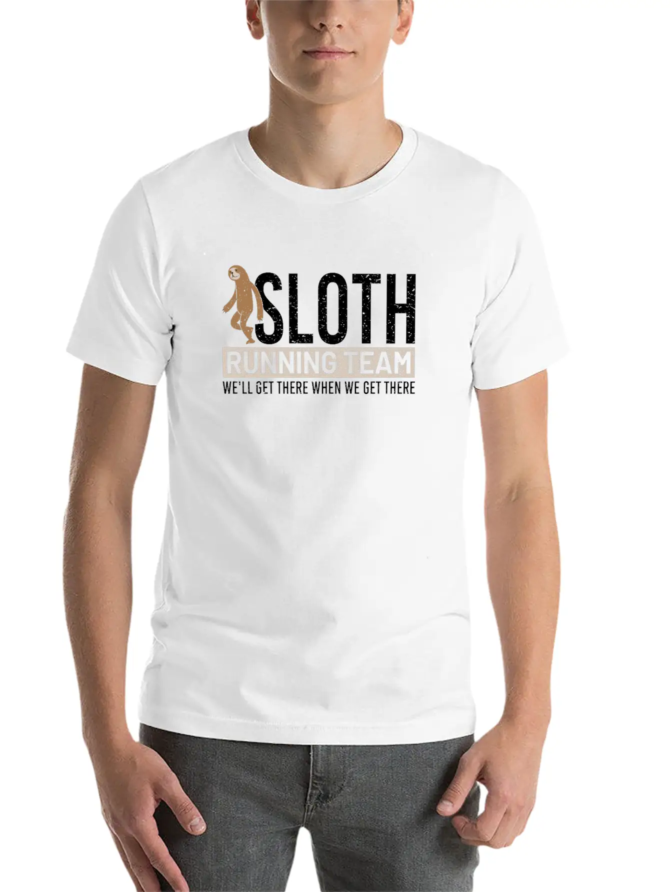 Sloth Tired Lazy Sleep Basic Graphic T-Shirt ¨C Daily Comfort In Soft Cotton